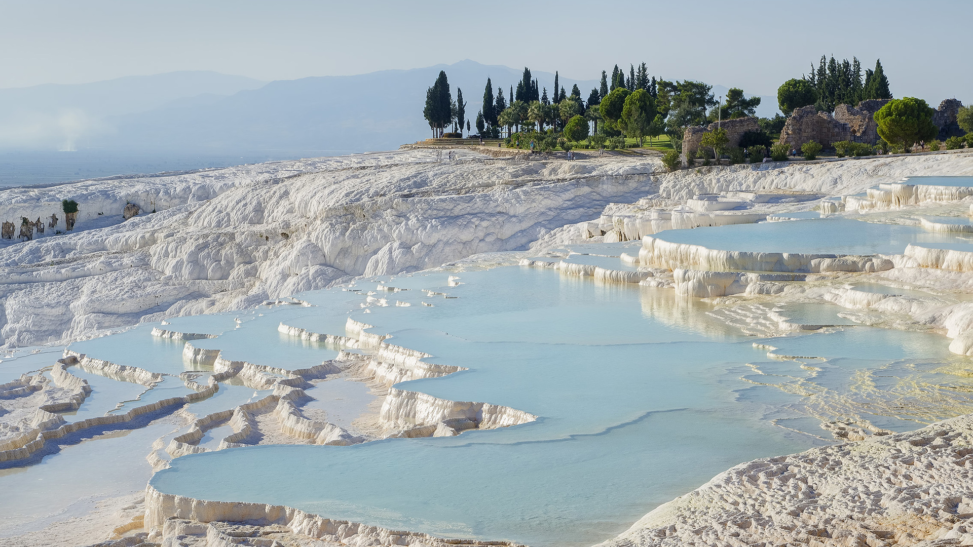 Pamukkale, Turkey, Travels, lezzetli sava esiri, 1920x1080 Full HD Desktop