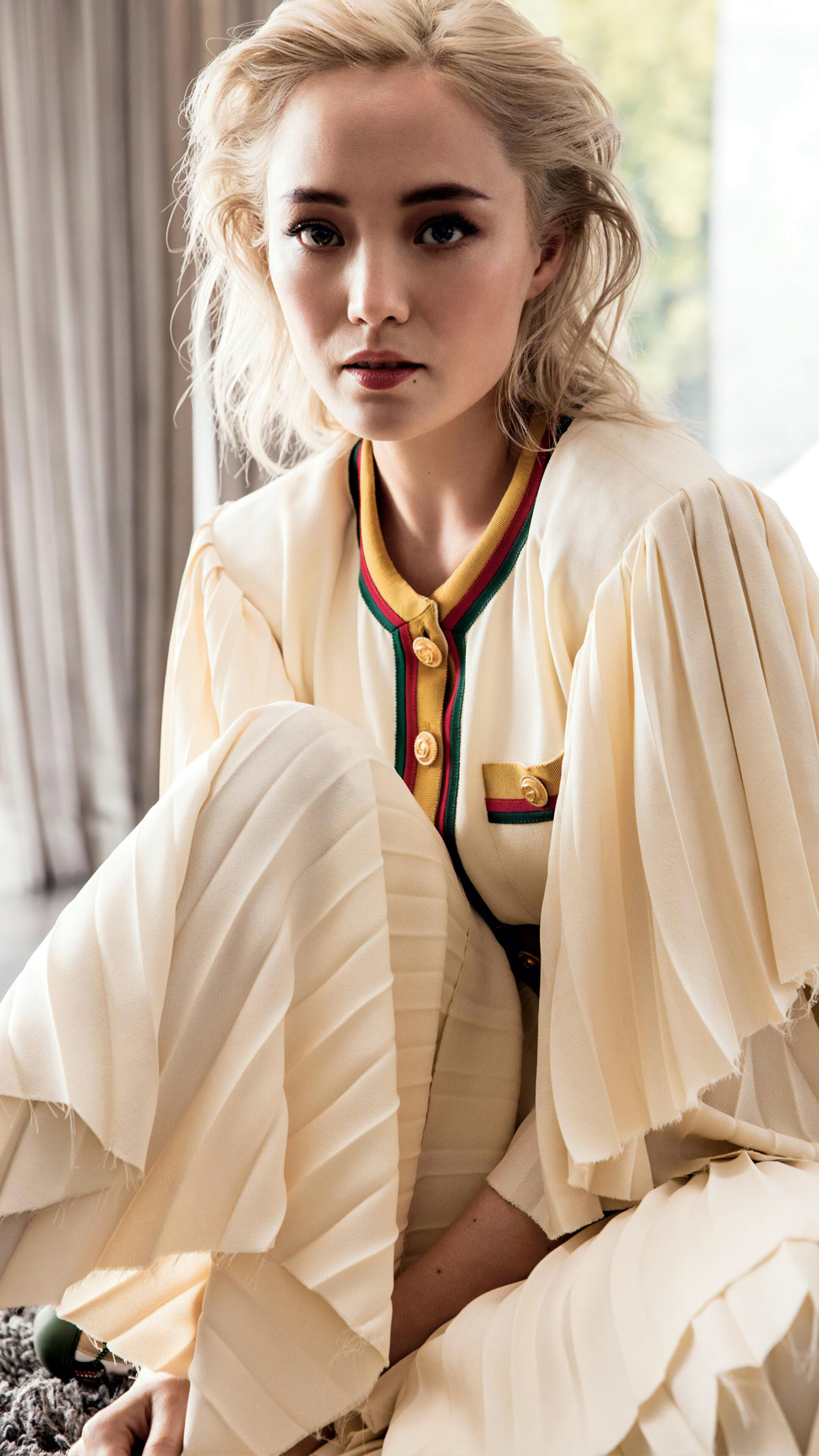 Pom Klementieff, Marie Claire Malaysia, Sony Xperia X, XZ, Z5 Premium, HD 4k wallpapers, 2160x3840 4K Phone