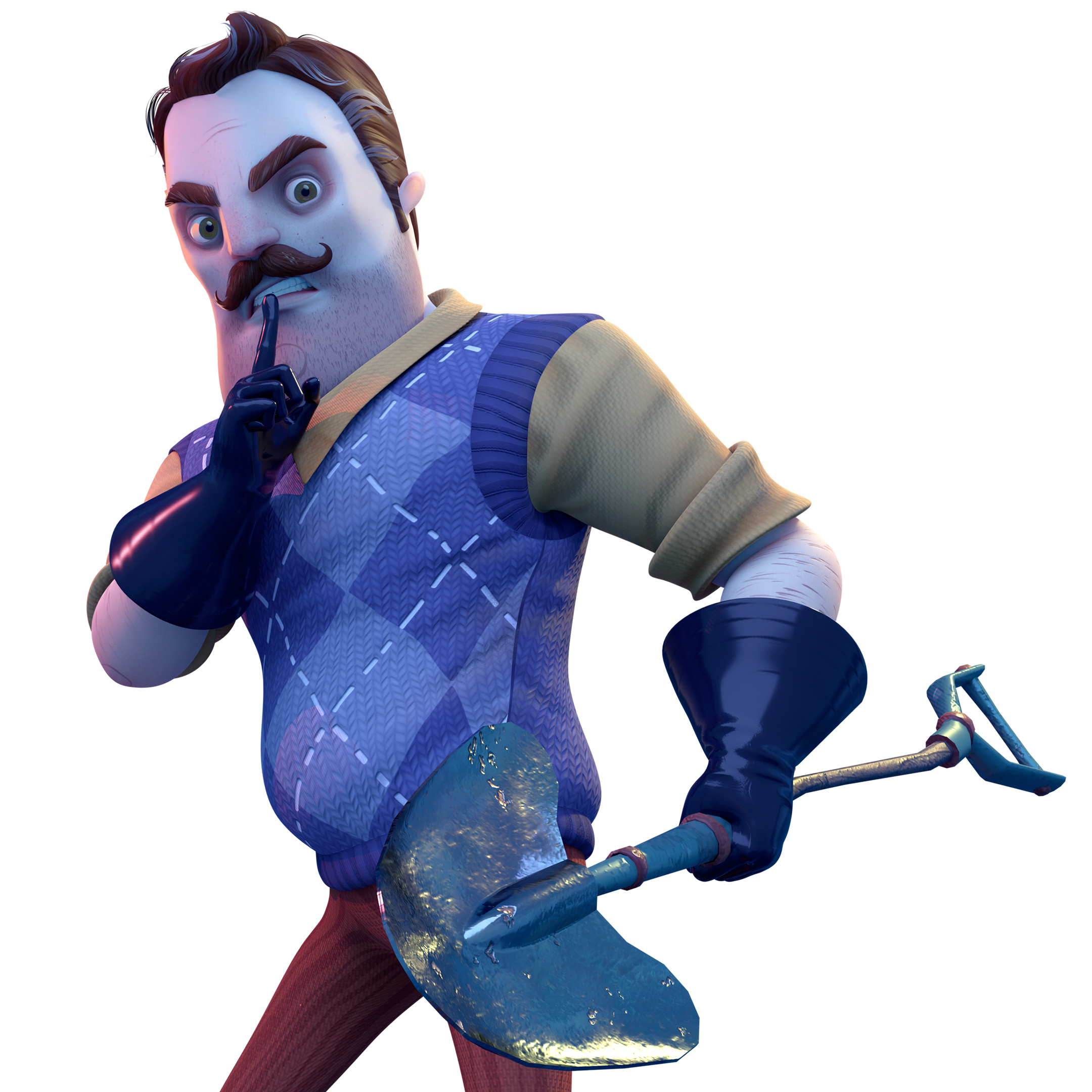 Mr. Peterson, Hello Neighbor 2 (Game) Wallpaper, 2160x2160 HD Phone