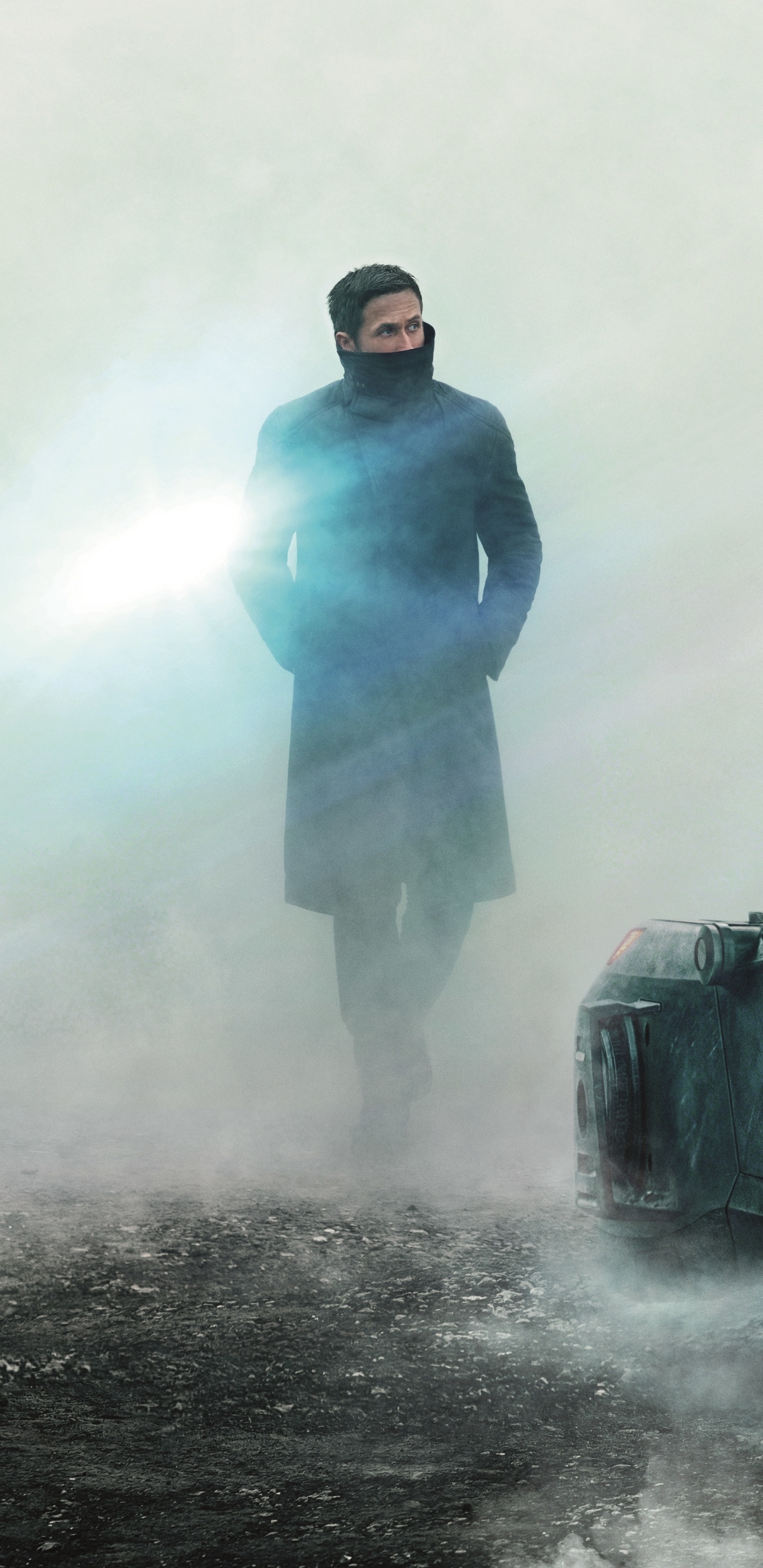 Ryan Gosling, Blade Runner 2049, Movie actor, Futuristic setting, 1440x2960 HD Phone