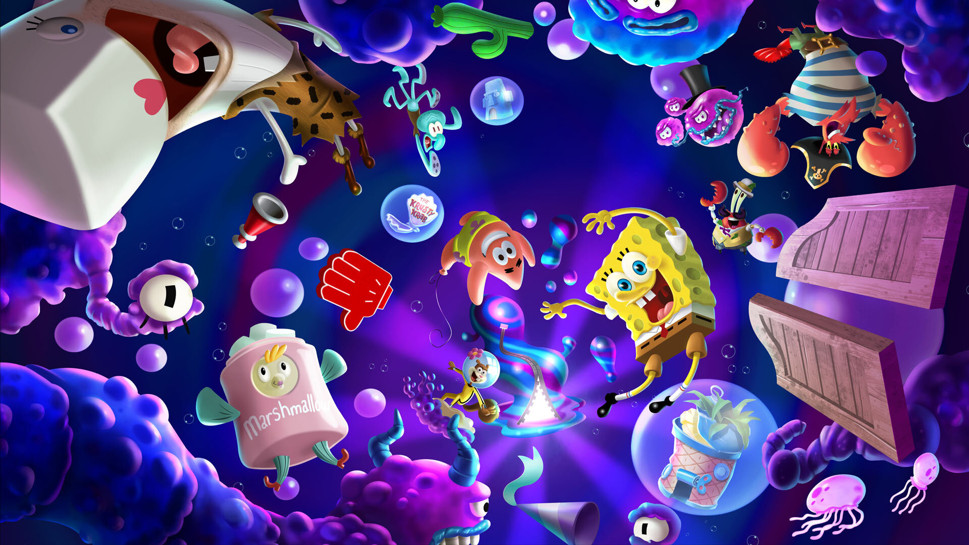 10 SpongeBob SquarePants: The Cosmic Shake wallpapers, Animation, 1920x1080 Full HD Desktop