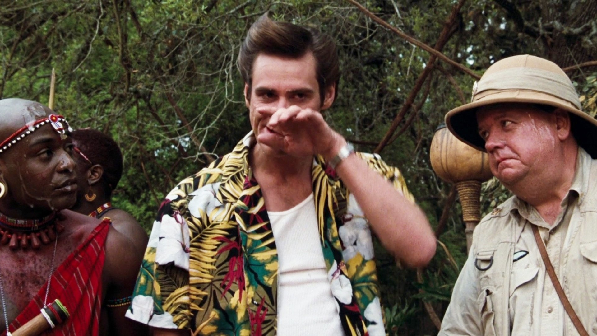 Jim Carrey, Ace Ventura, Nature calls, Vibrant wallpapers, 1920x1080 Full HD Desktop