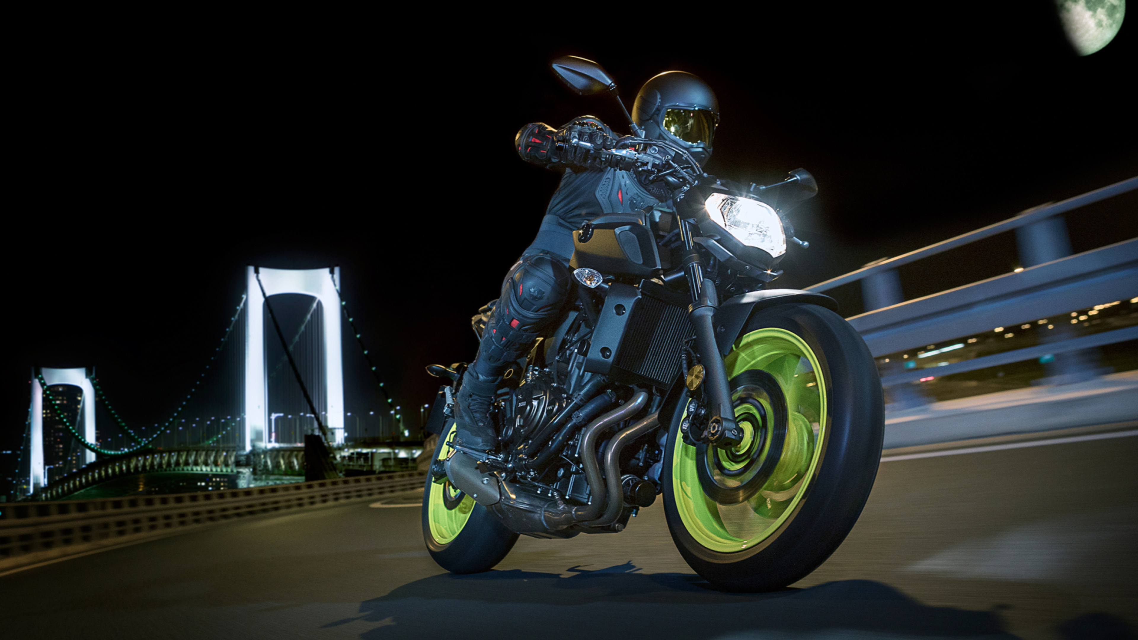 Yamaha MT-07, Samantha Mercado, Wallpapers galore, Bike beauty, 3840x2160 4K Desktop