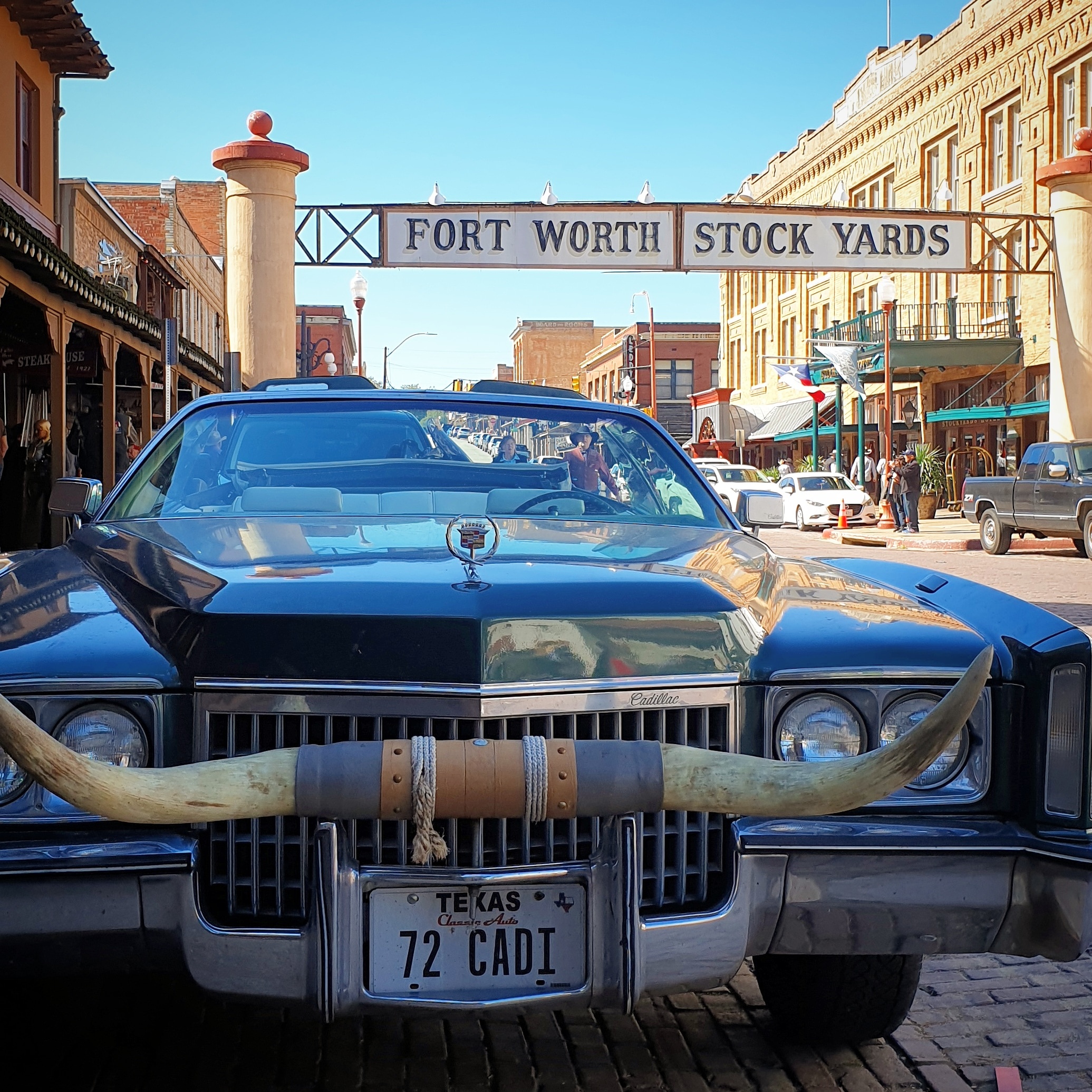 Fort Worth Stockyards, Fort Worth Wallpaper, 2080x2080 HD Phone