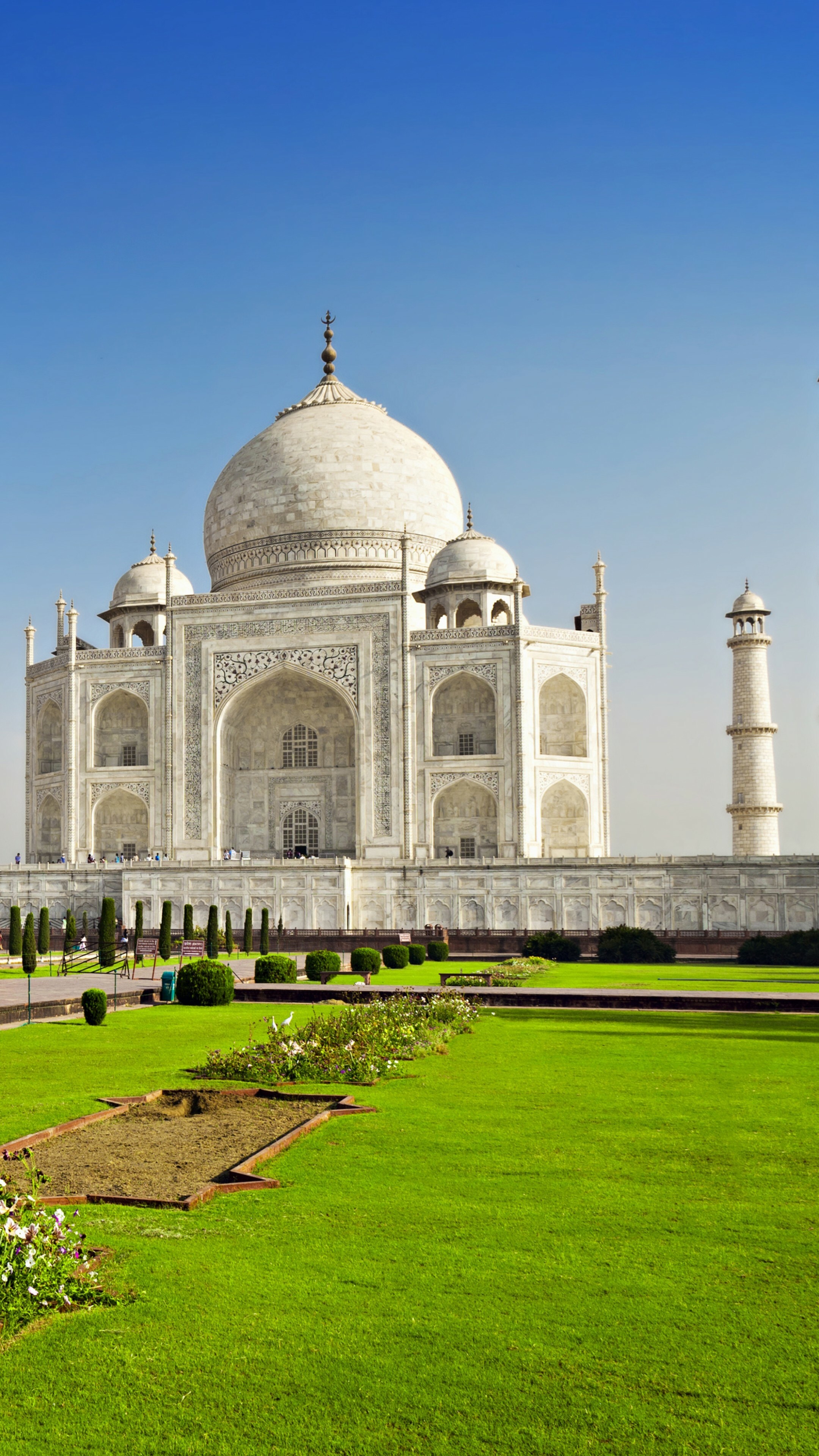 Taj Mahal India temple, Stunning travel experience, Architectural grandeur, 2160x3840 4K Phone