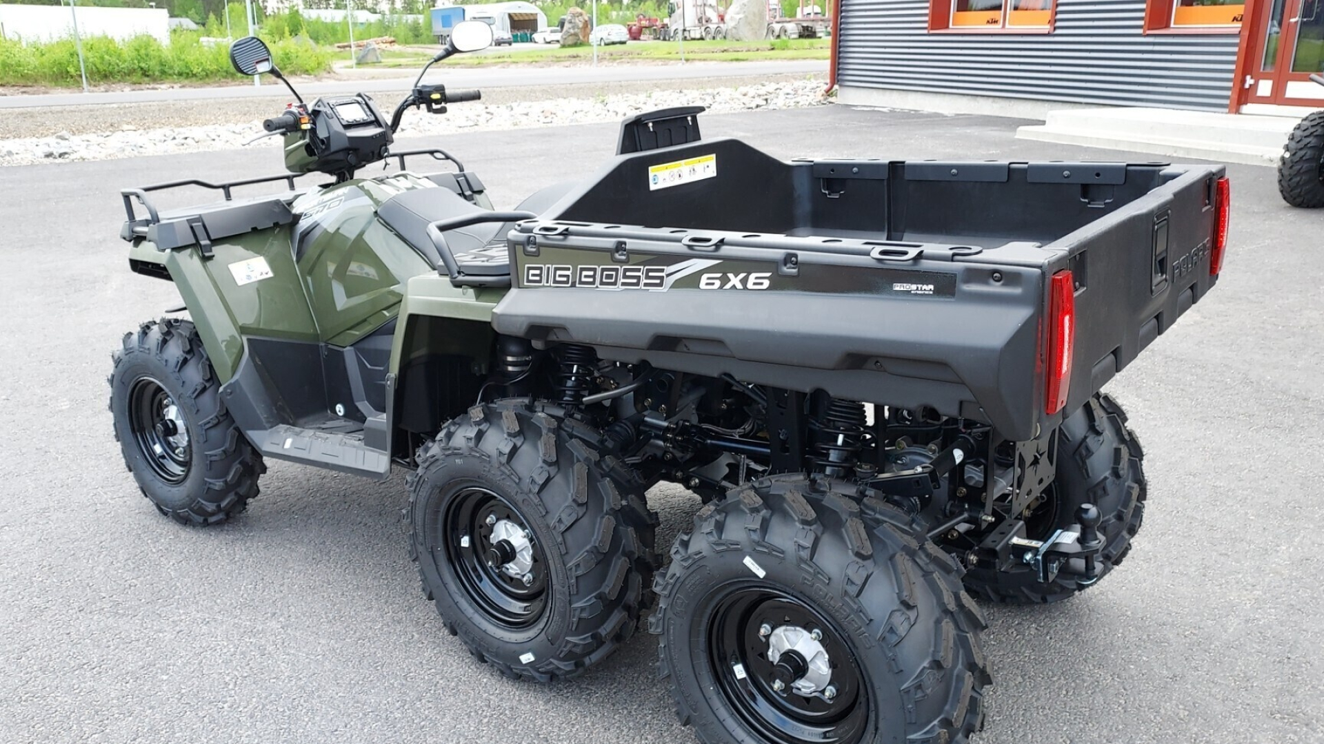 Polaris Sportsman 570 Big Boss 6x6, Auto industry, 6x6 EPS, Kajaani, 1920x1080 Full HD Desktop