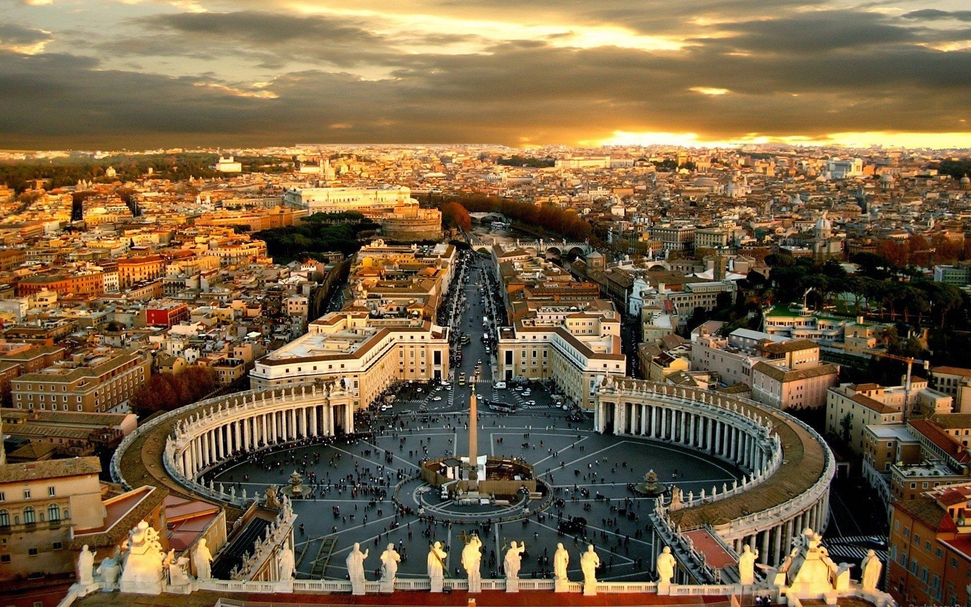 Saint Peter's Square, Rome Wallpaper, 1920x1200 HD Desktop