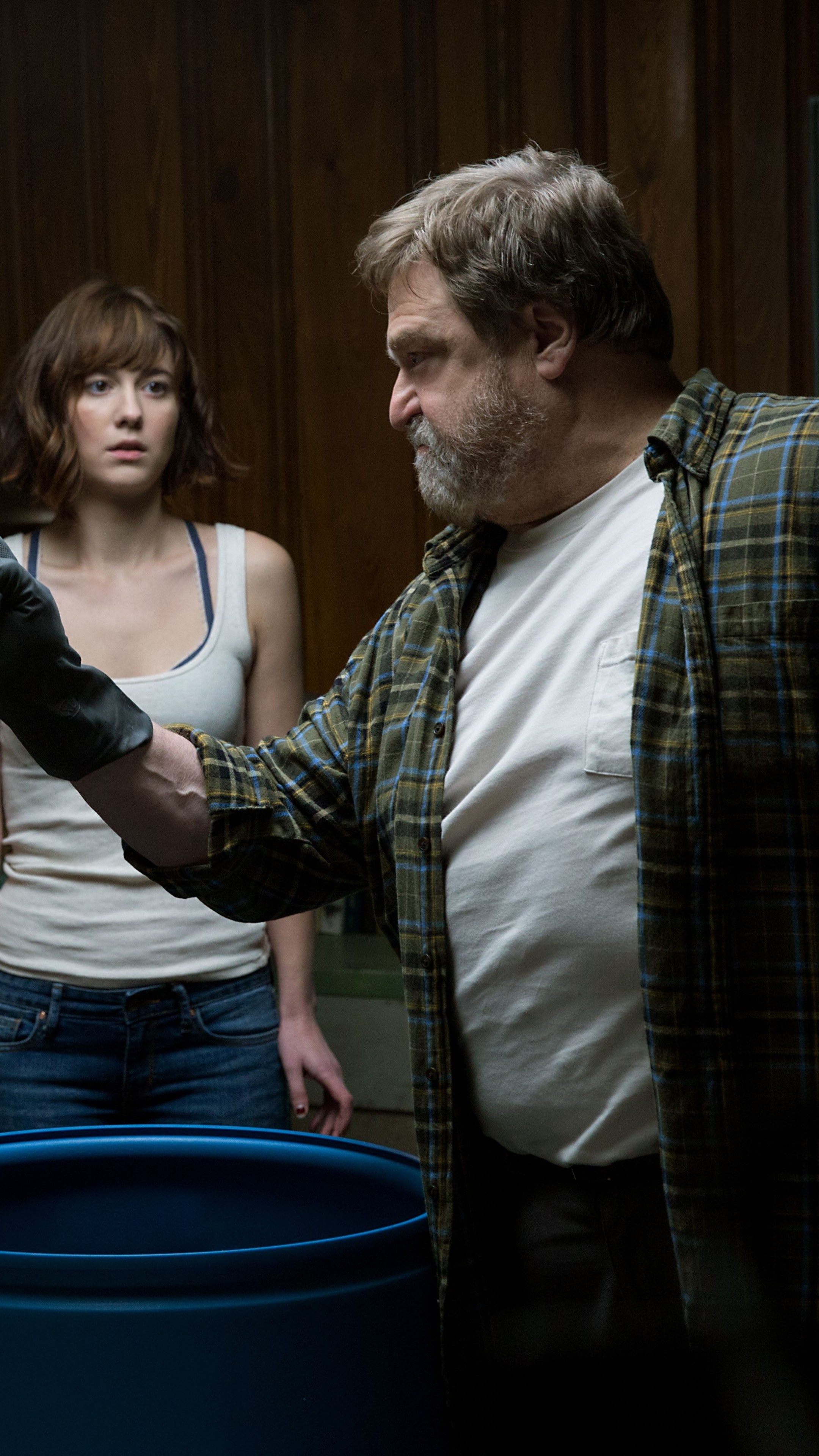 10 Cloverfield Lane, Best Movies, John Goodman, 2016, 2160x3840 4K Phone