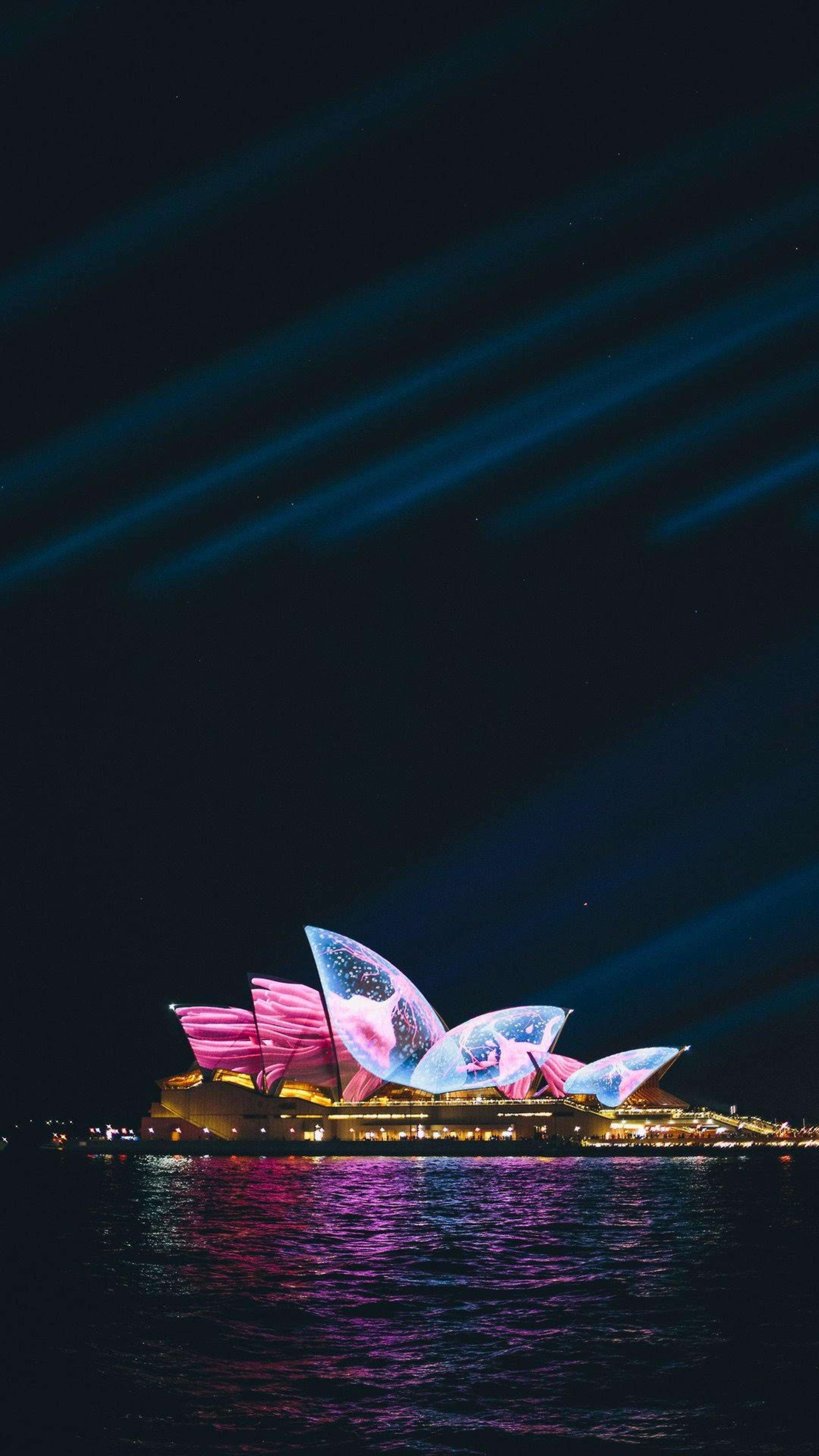 Vivid Sydney, Colorful display, Festive atmosphere, Travels, 2160x3840 4K Phone