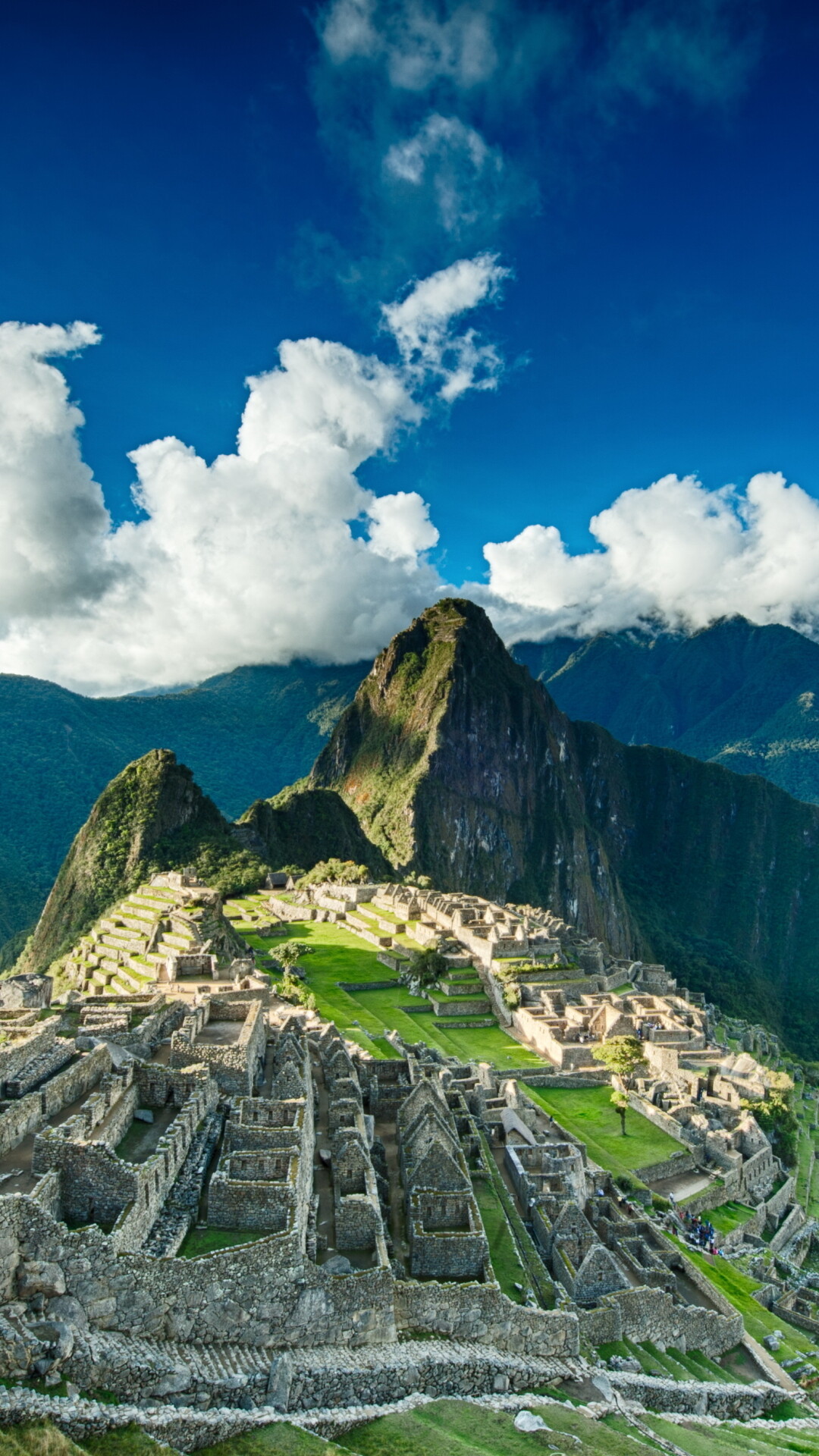 Machu Picchu wonder, Peruvian marvel, Mobile background, Man-made beauty, 1080x1920 Full HD Phone