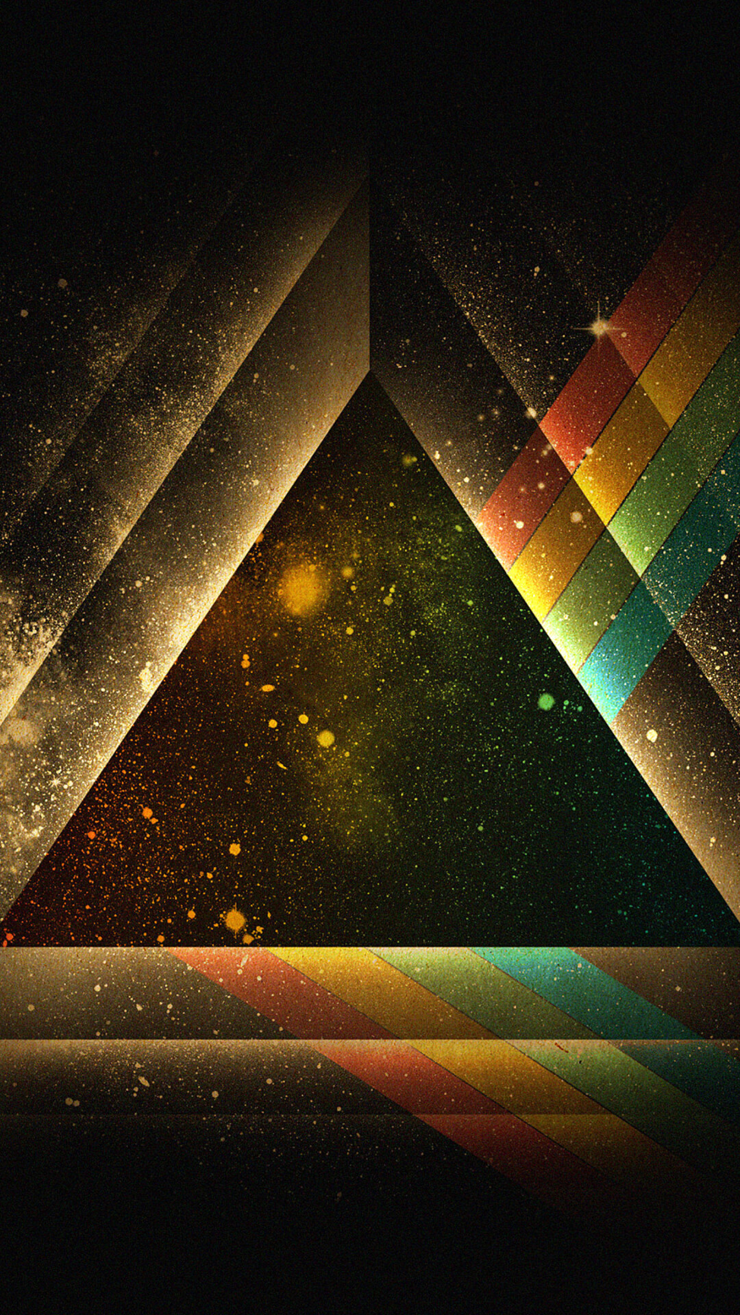 Creative triangles, Artistic patterns, Abstract design, Unique shapes, 1080x1920 Full HD Phone