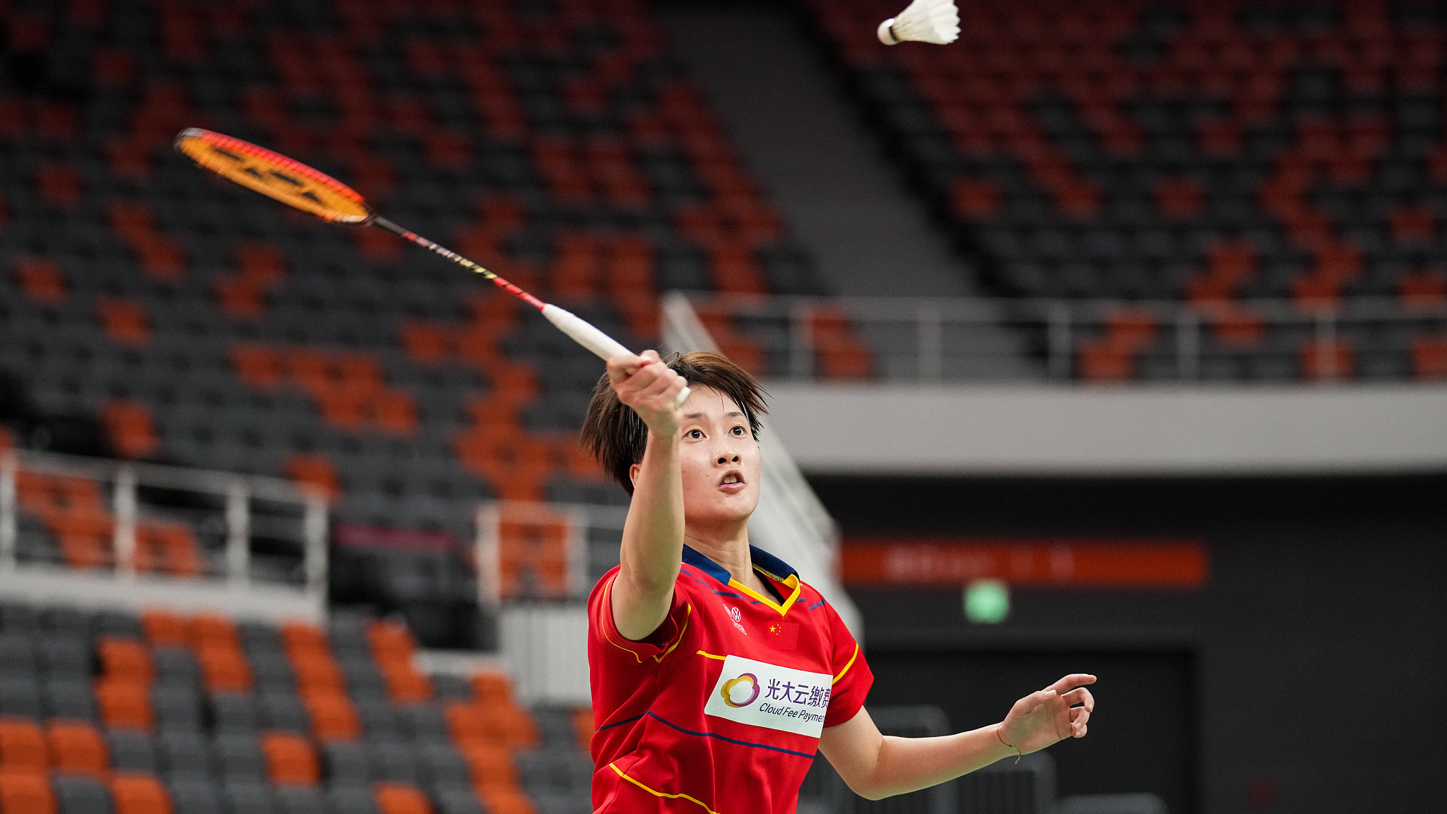 China National Badminton Team training session, Chen Yufei Wallpaper, 2050x1160 HD Desktop