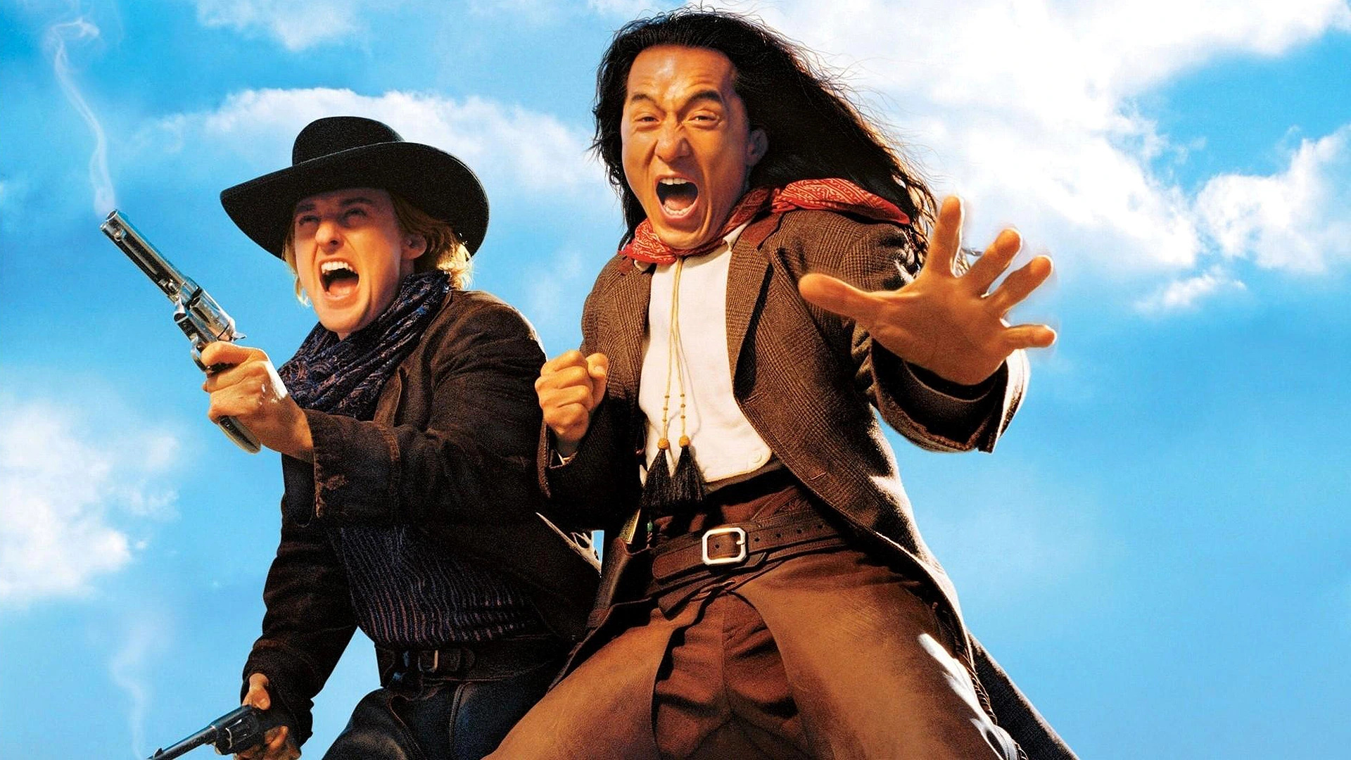 Jackie Chan, Owen Wilson, Shanghai Noon movie, 1920x1080 Full HD Desktop