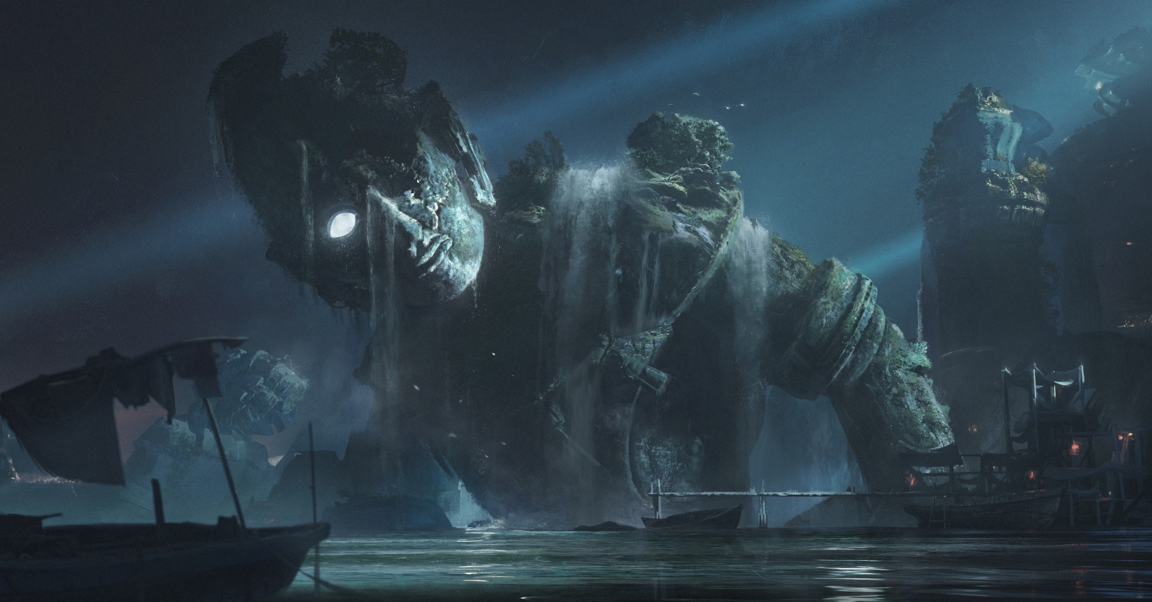 Atlantis: The Lost Empire, Eduardo Brito Atlantis the Lost Empire Guardians, 3840x2010 HD Desktop