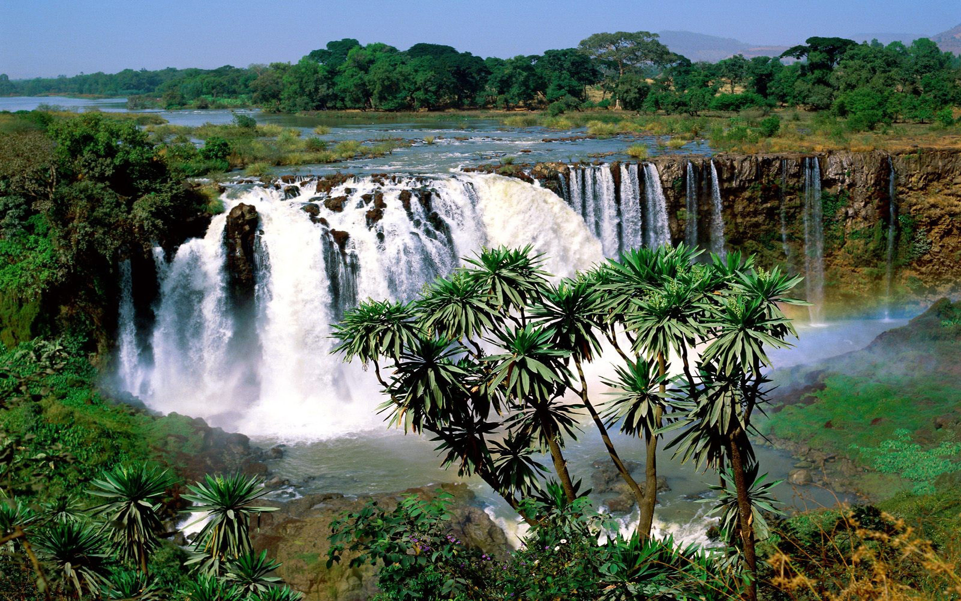 Blue Nile Falls, Ethiopia Wallpaper, 1920x1200 HD Desktop