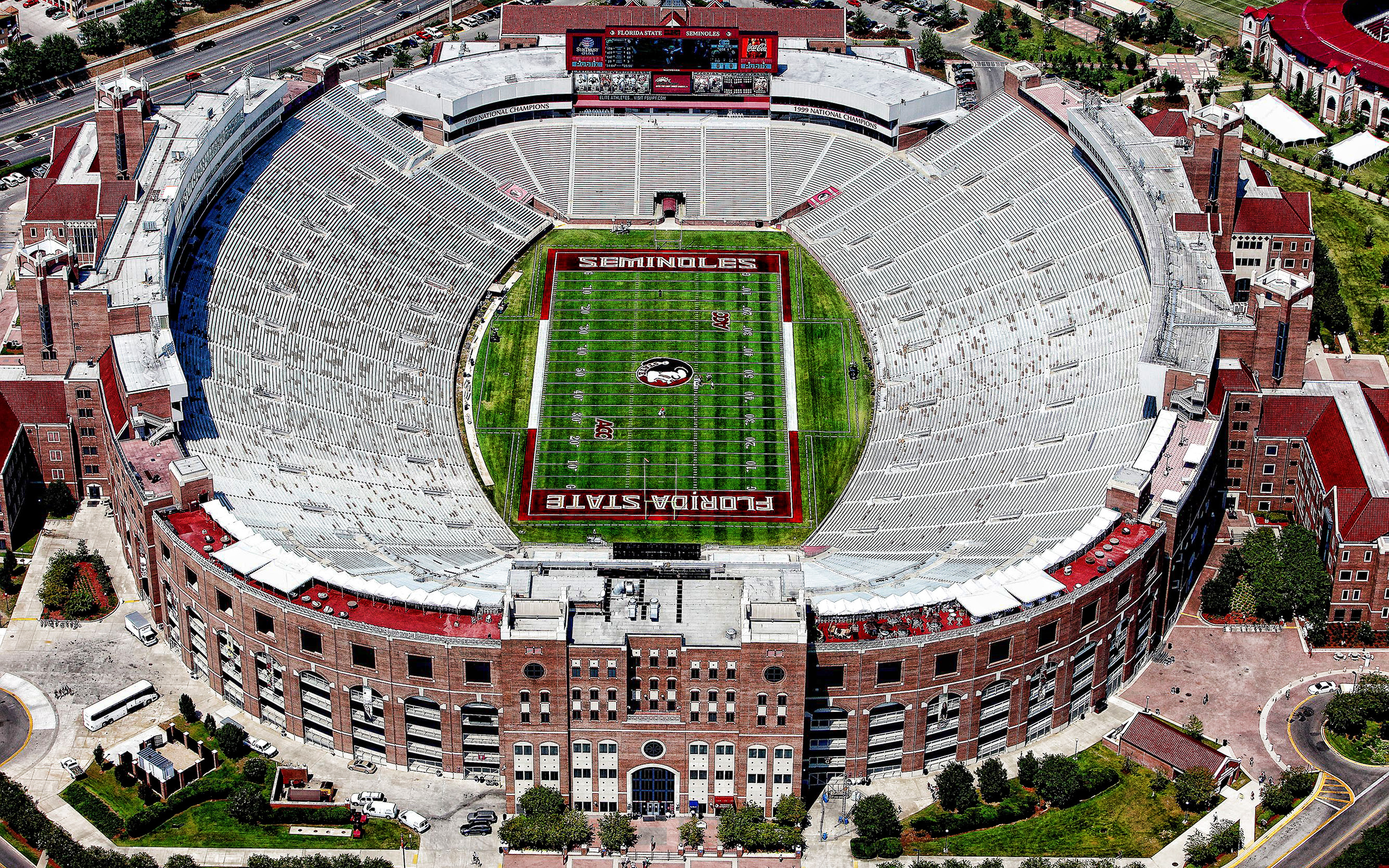 Doak Campbell Stadium, Florida State Seminoles, Tallahassee, USA, 2880x1800 HD Desktop