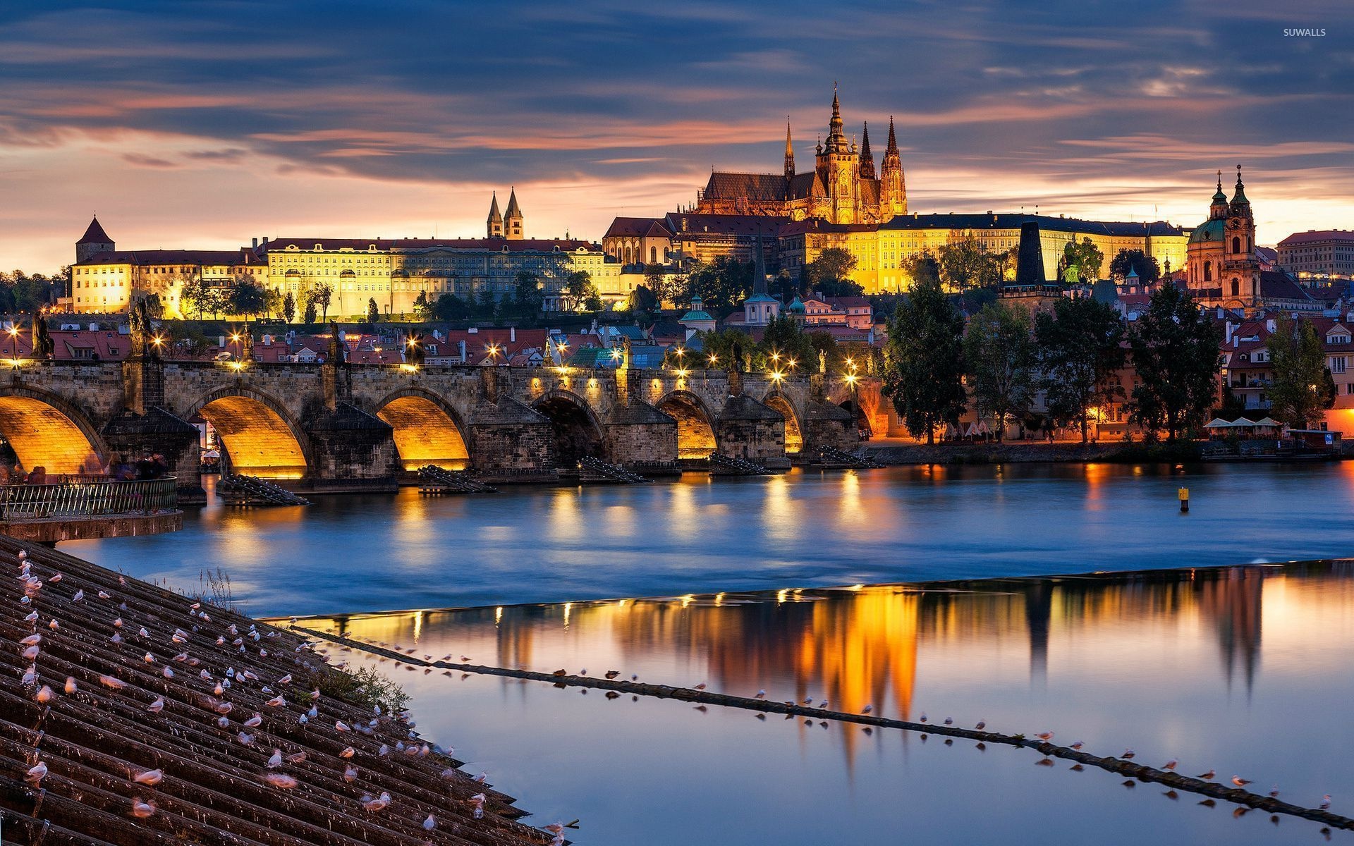 Sublime beauty, Hilltop views, Peaceful retreat, Prague's hidden gem, 1920x1200 HD Desktop