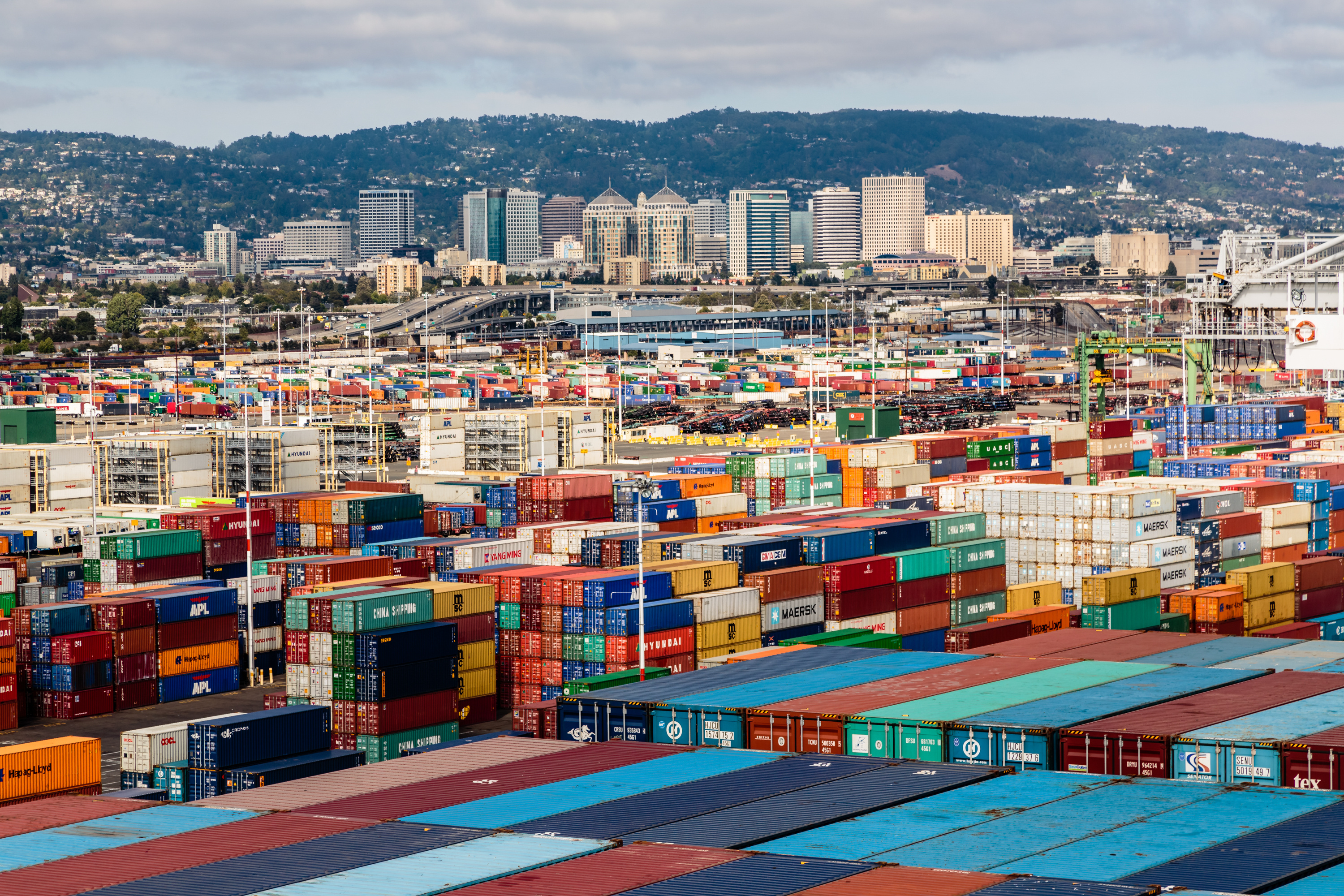 Oakland travels, Economic powerhouse, Port of Oakland, Northern California, 3000x2000 HD Desktop