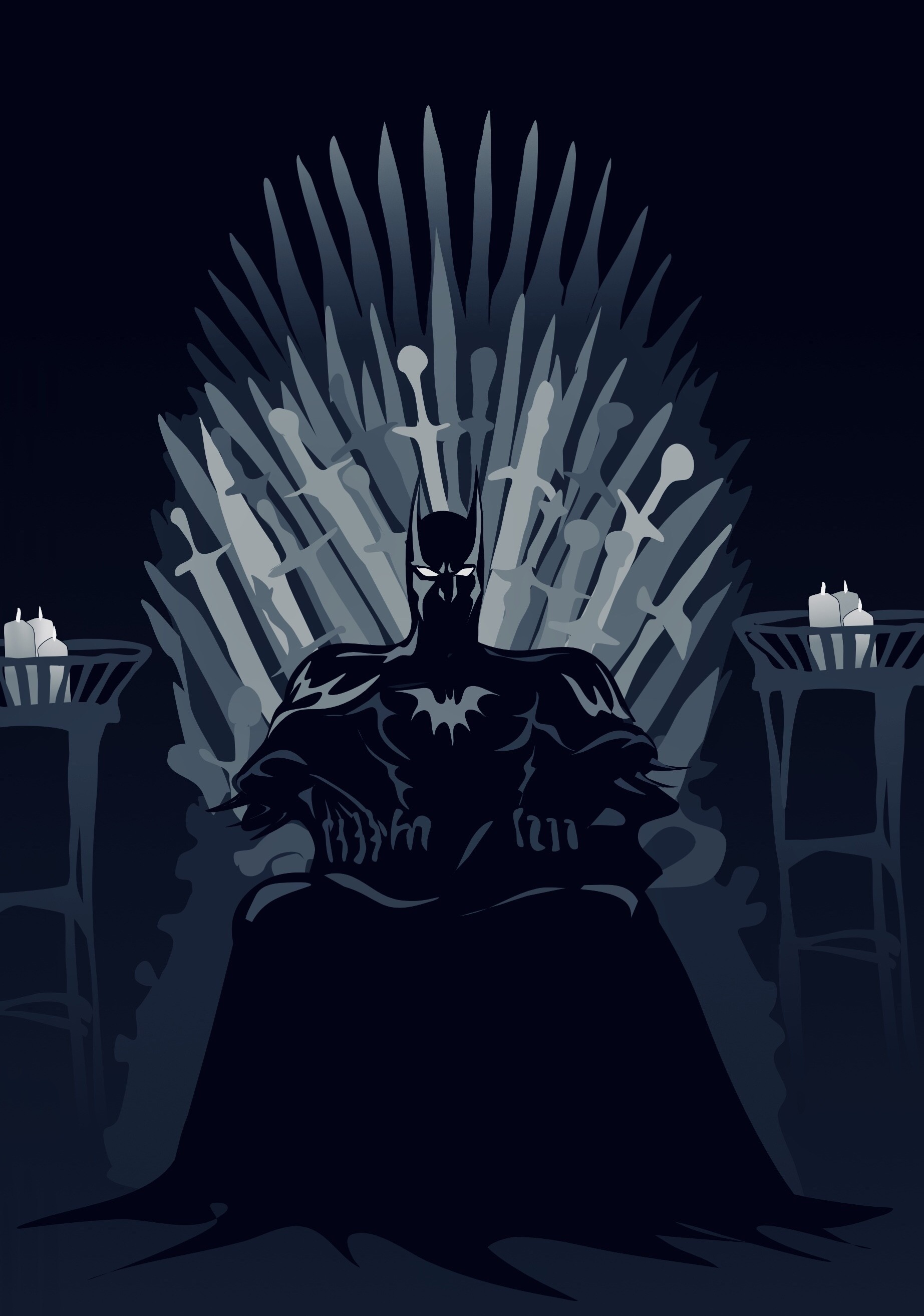 Iron Throne, TV Shows, Petar Tasev, Batman, 1850x2630 HD Phone