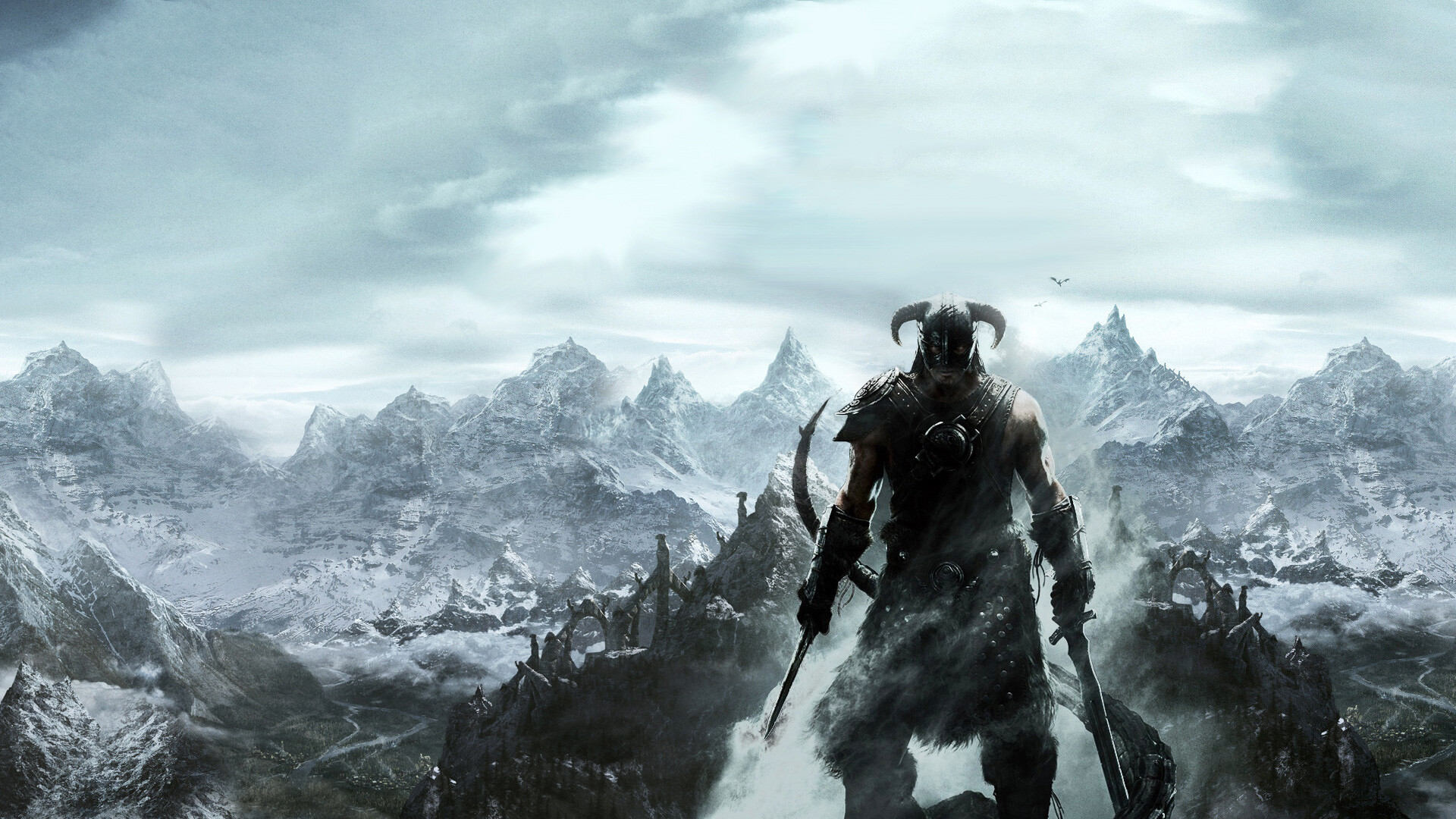 Elder Scrolls V, Skyrim, PlayStation wallpapers, 1920x1080 Full HD Desktop