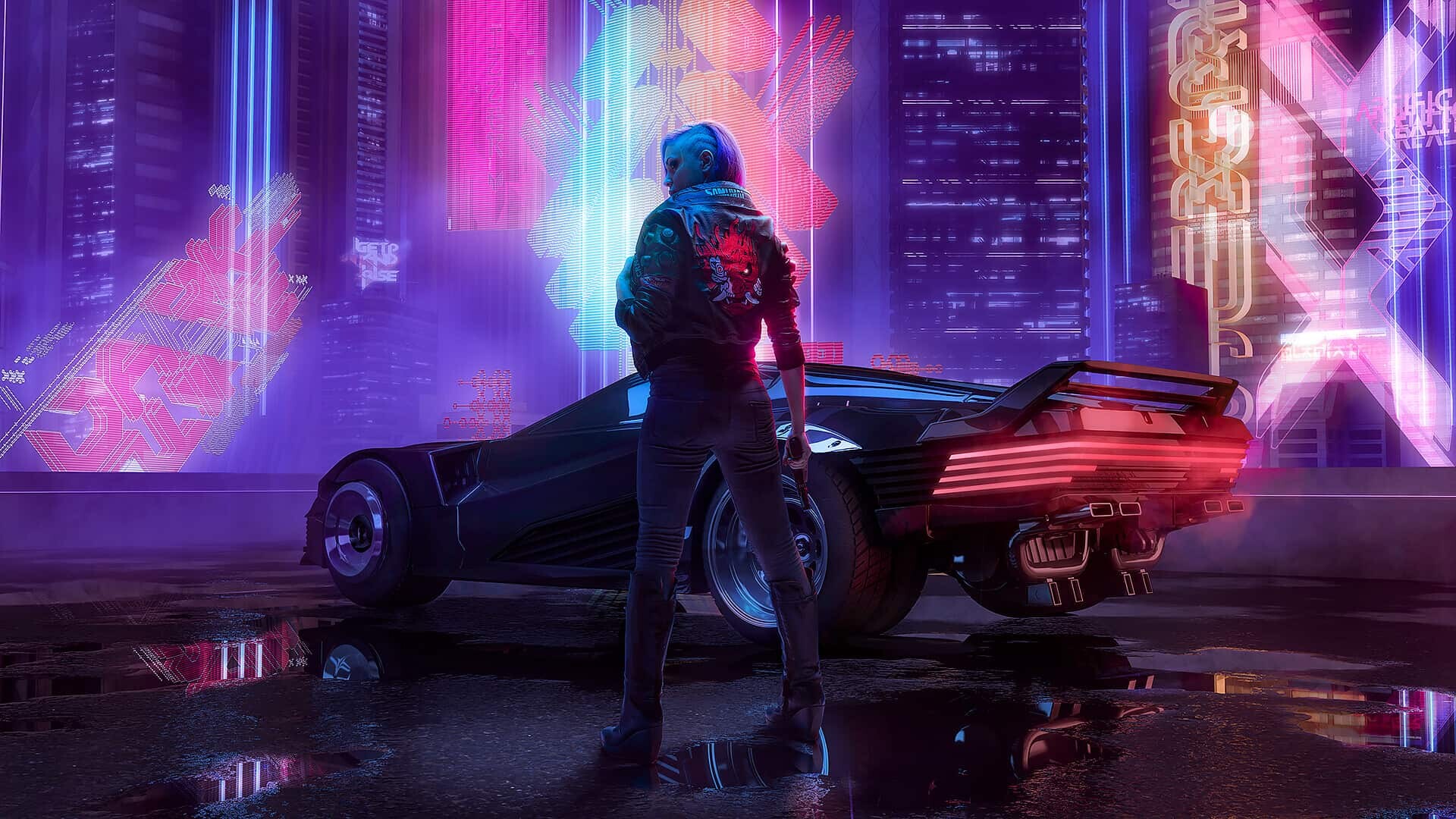 Cyberpunk 2077, Striking wallpapers, Cyberpunk visuals, Interconnected world, 1920x1080 Full HD Desktop