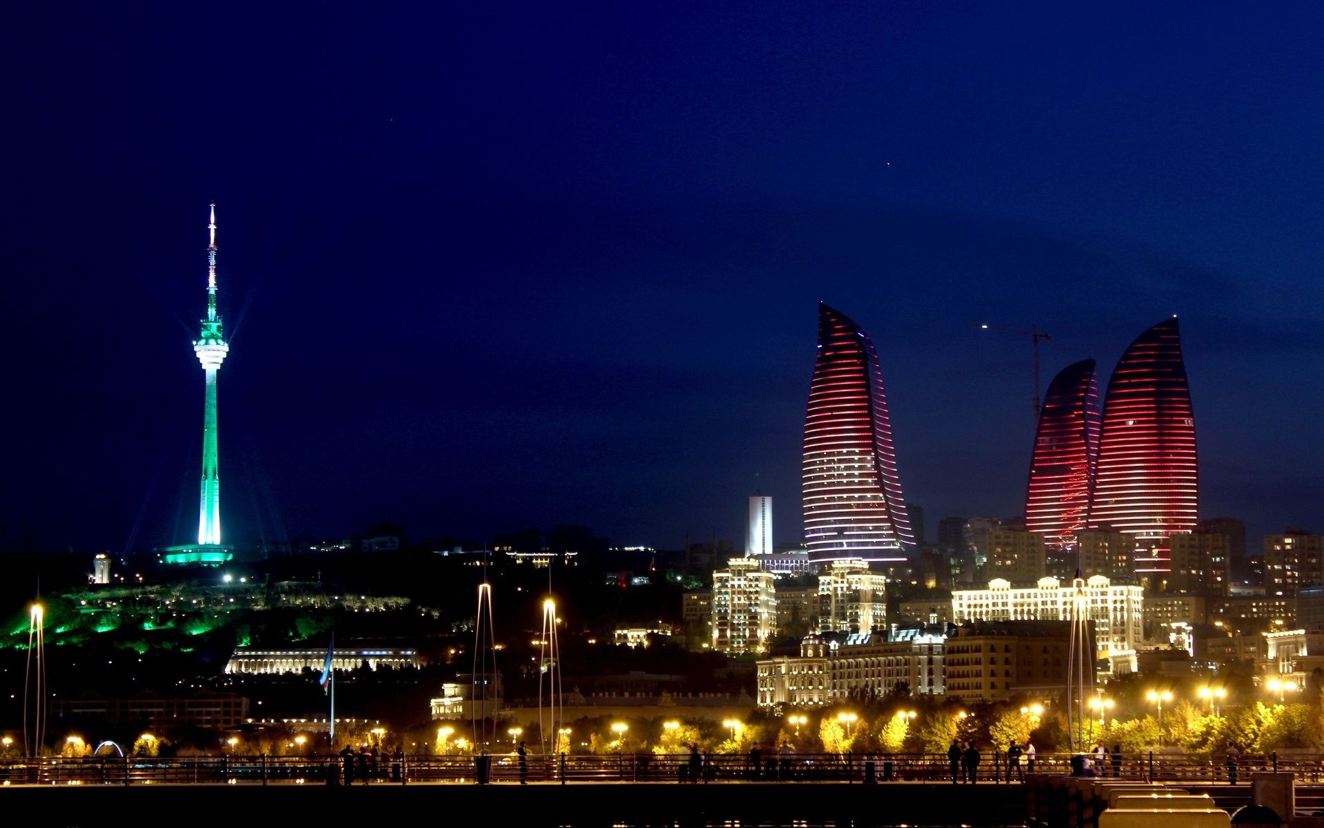 Baku wallpapers, Christopher Simpson's post, Stunning visuals, Azerbaijani pride, 1920x1200 HD Desktop