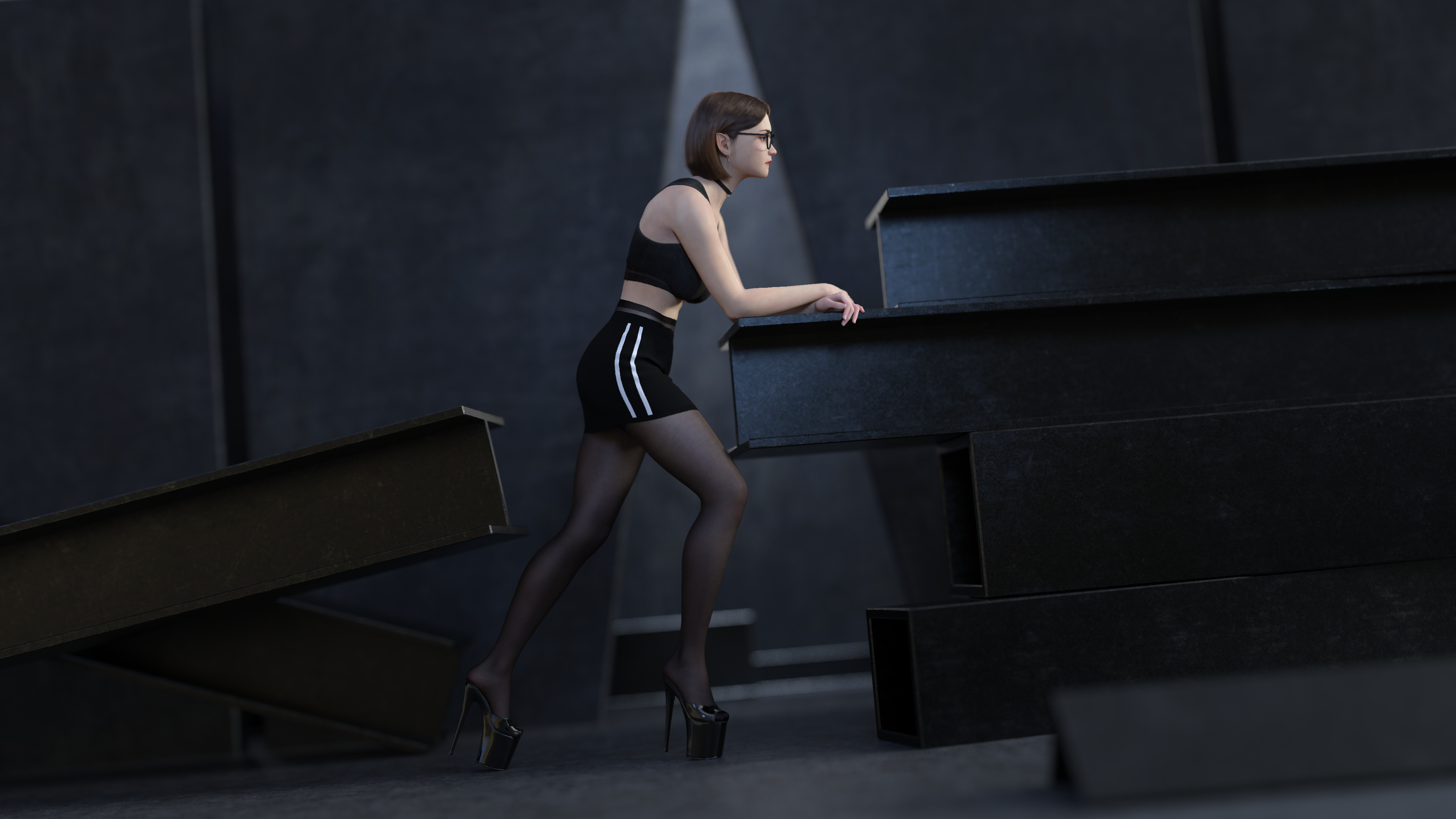 CGI 3D, High Heels Wallpaper, 3840x2160 4K Desktop