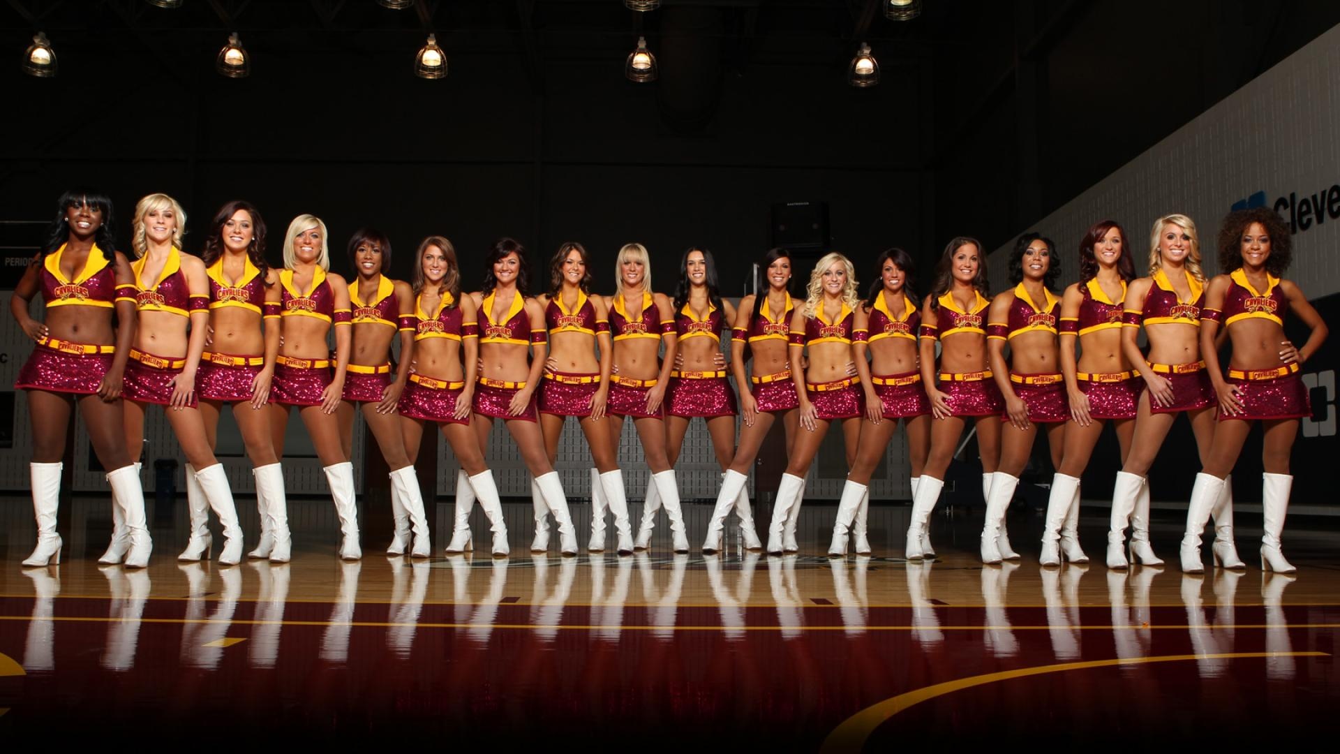 Cheerleaders, Cleveland Cavaliers Wallpaper, 1920x1080 Full HD Desktop