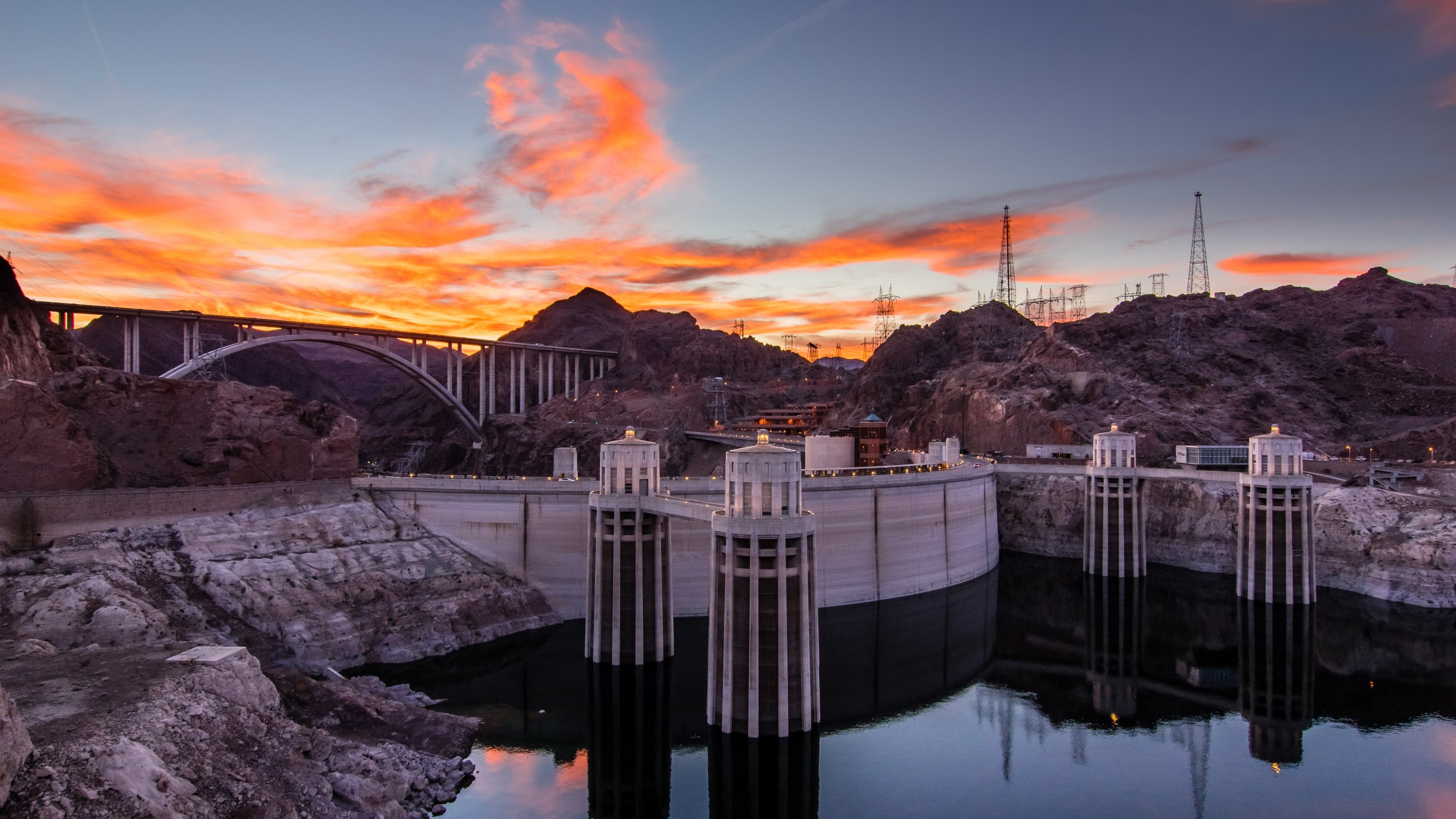 Hoover Dam, Magnificent view wallpaper, Desktop mobile tablet, Explore, 3840x2160 4K Desktop