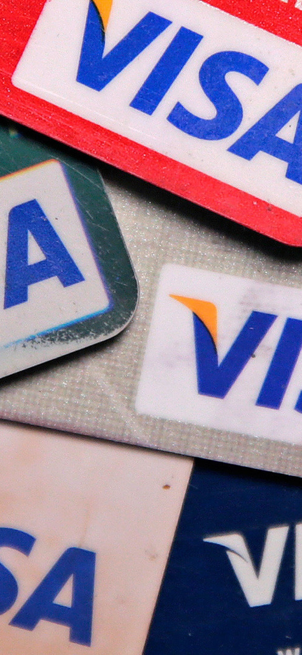 Visa card wallpaper, High-resolution image, Mobile wallpaper, Lock screen, 1170x2540 HD Phone