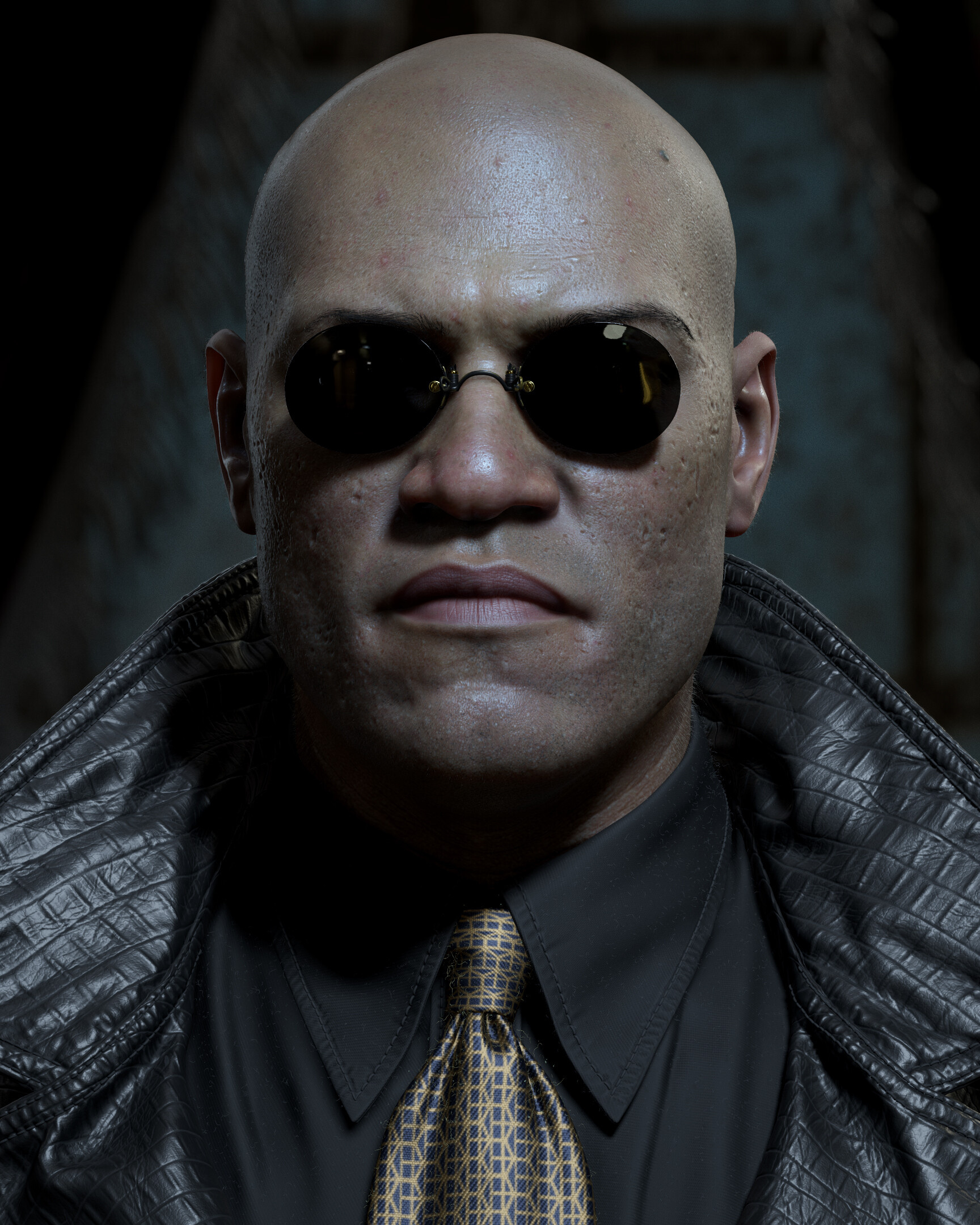 Morpheus, Laurence Fishburne, The Matrix, Artwork, 1730x2160 HD Phone