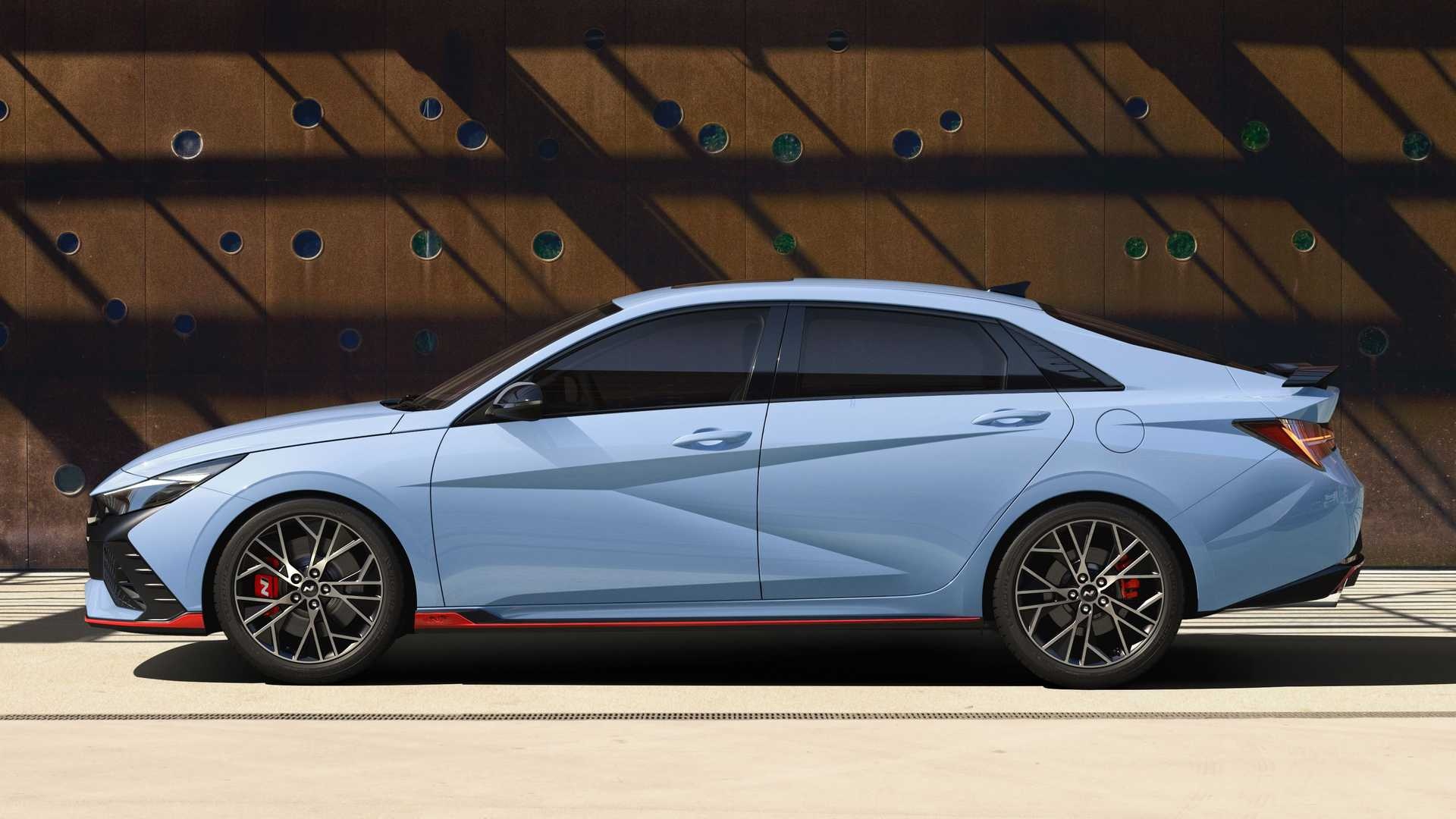 Hyundai Elantra, Sports sedan, N 2022 edition, Edgy design, 1920x1080 Full HD Desktop