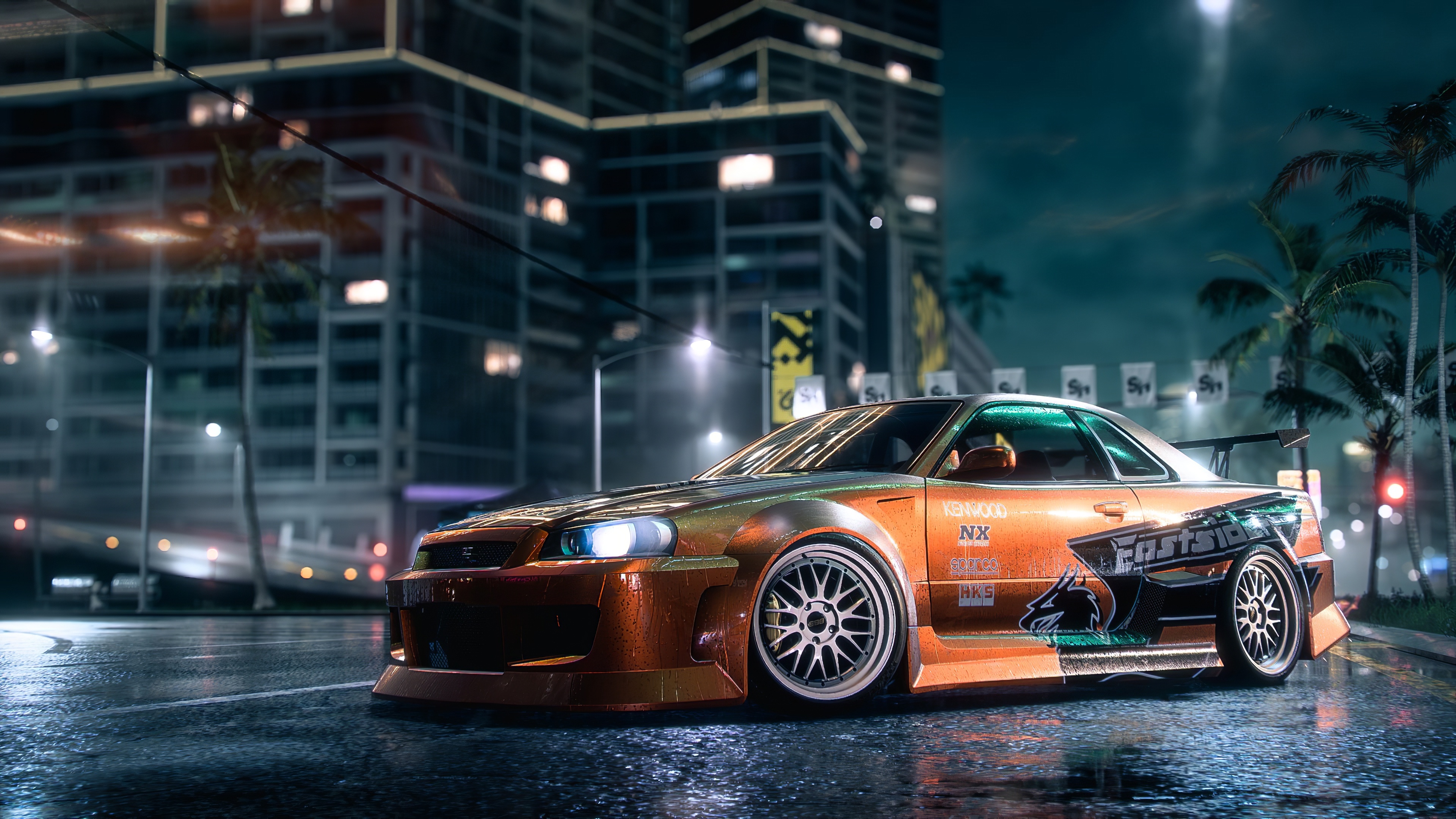 Need For Speed, Skyline Car Wallpaper, 3840x2160 4K Desktop