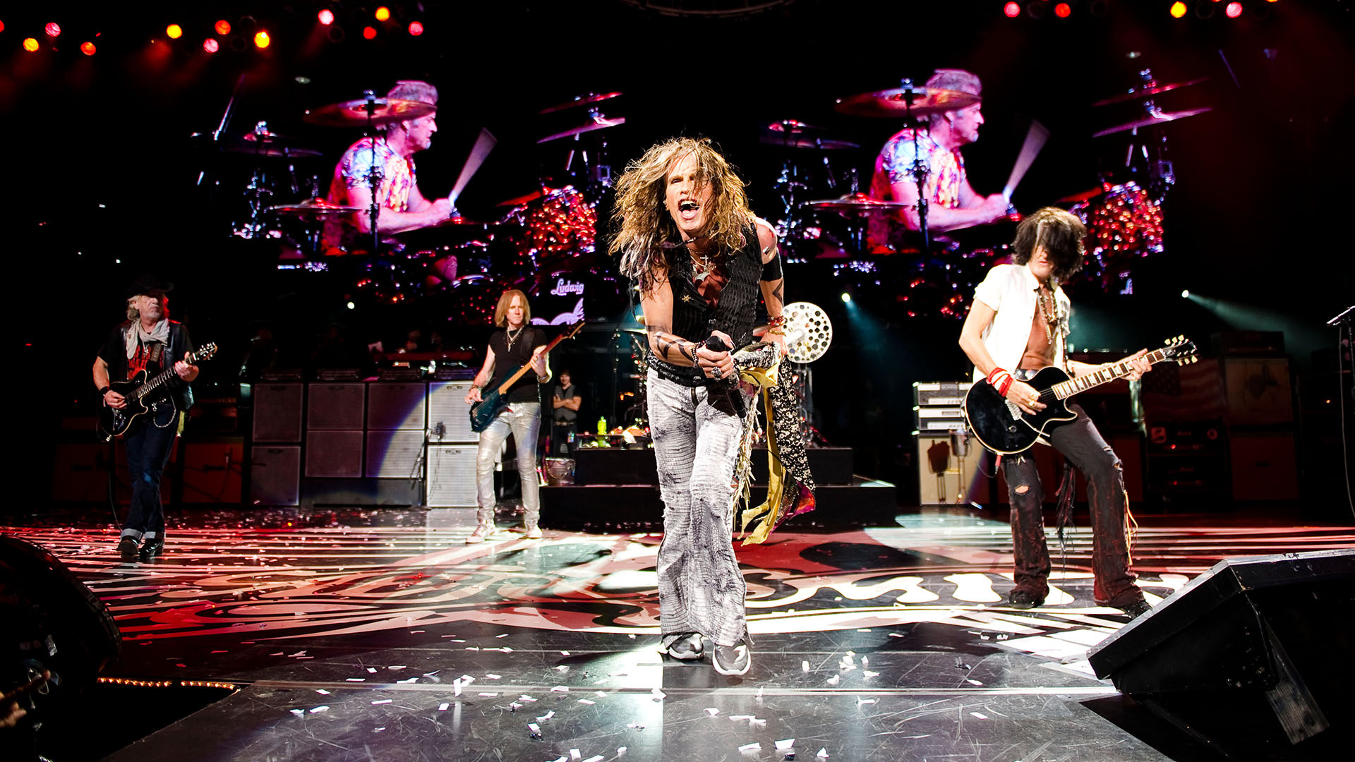 Concert, Aerosmith, Rock music, Electric instruments, 1920x1080 Full HD Desktop