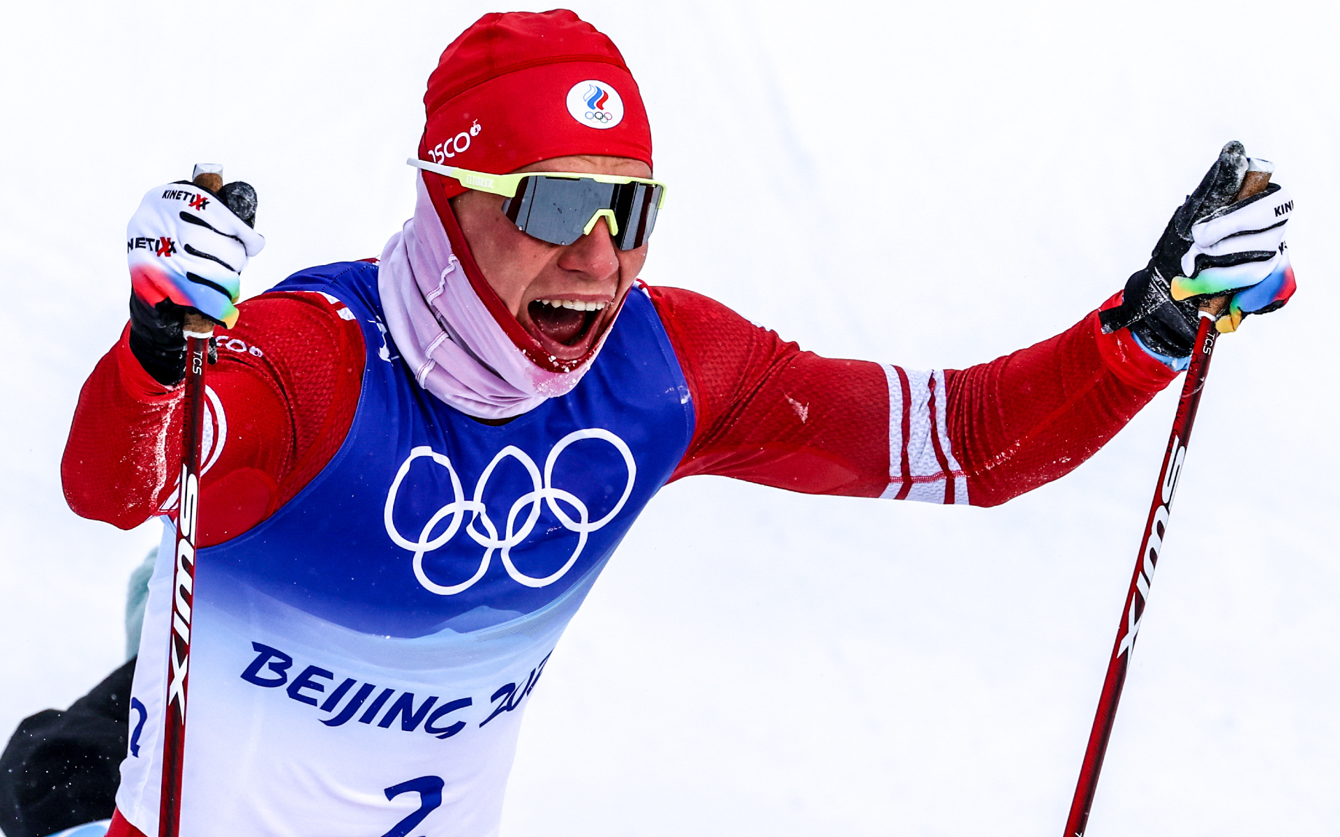 Simen Hegstad Kruger, Ski marathon gold, Olympic triumph, 1920x1200 HD Desktop