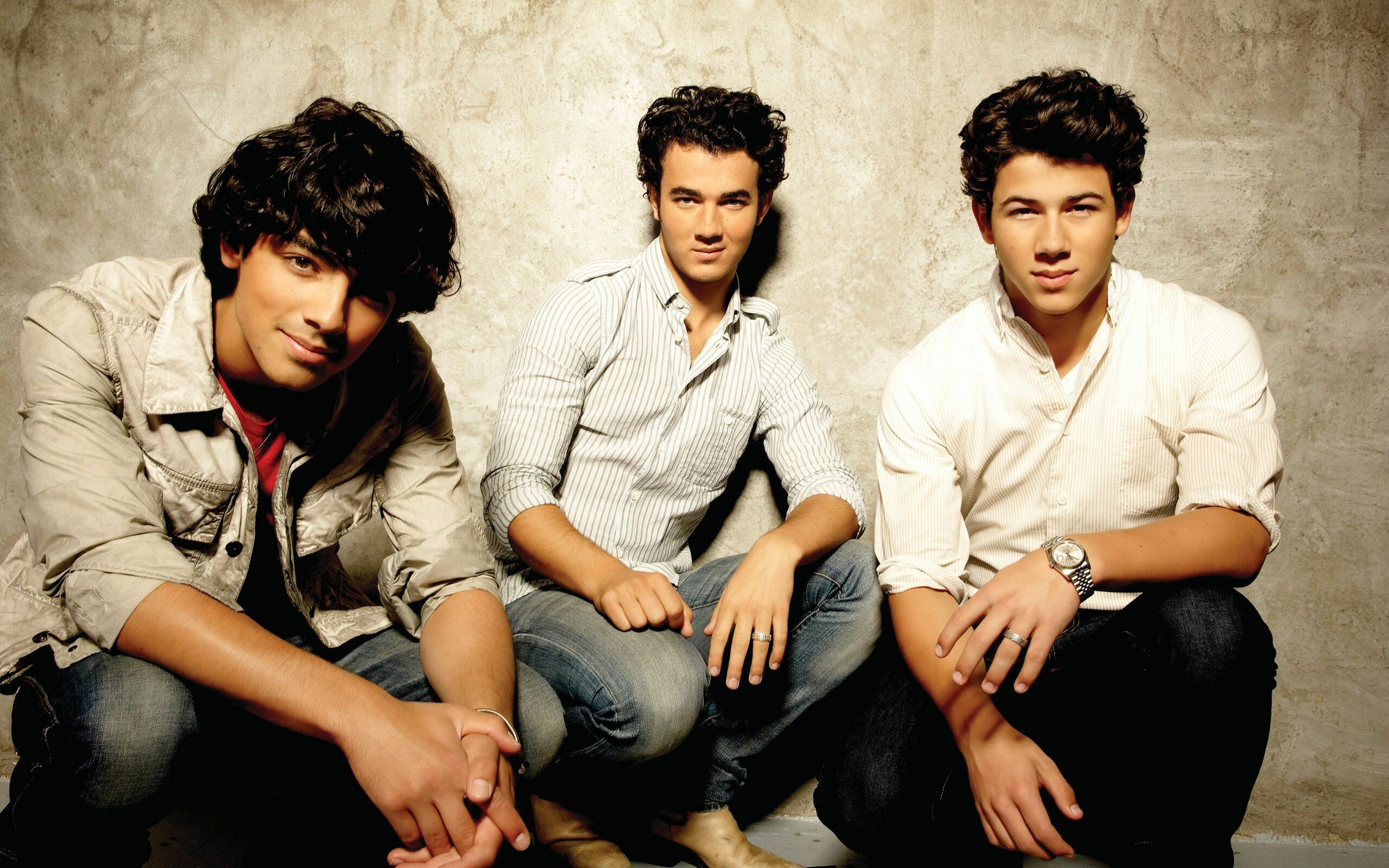 Jonas Brothers, Laptop wallpaper, Stylish band members, Musical charm, 2560x1600 HD Desktop