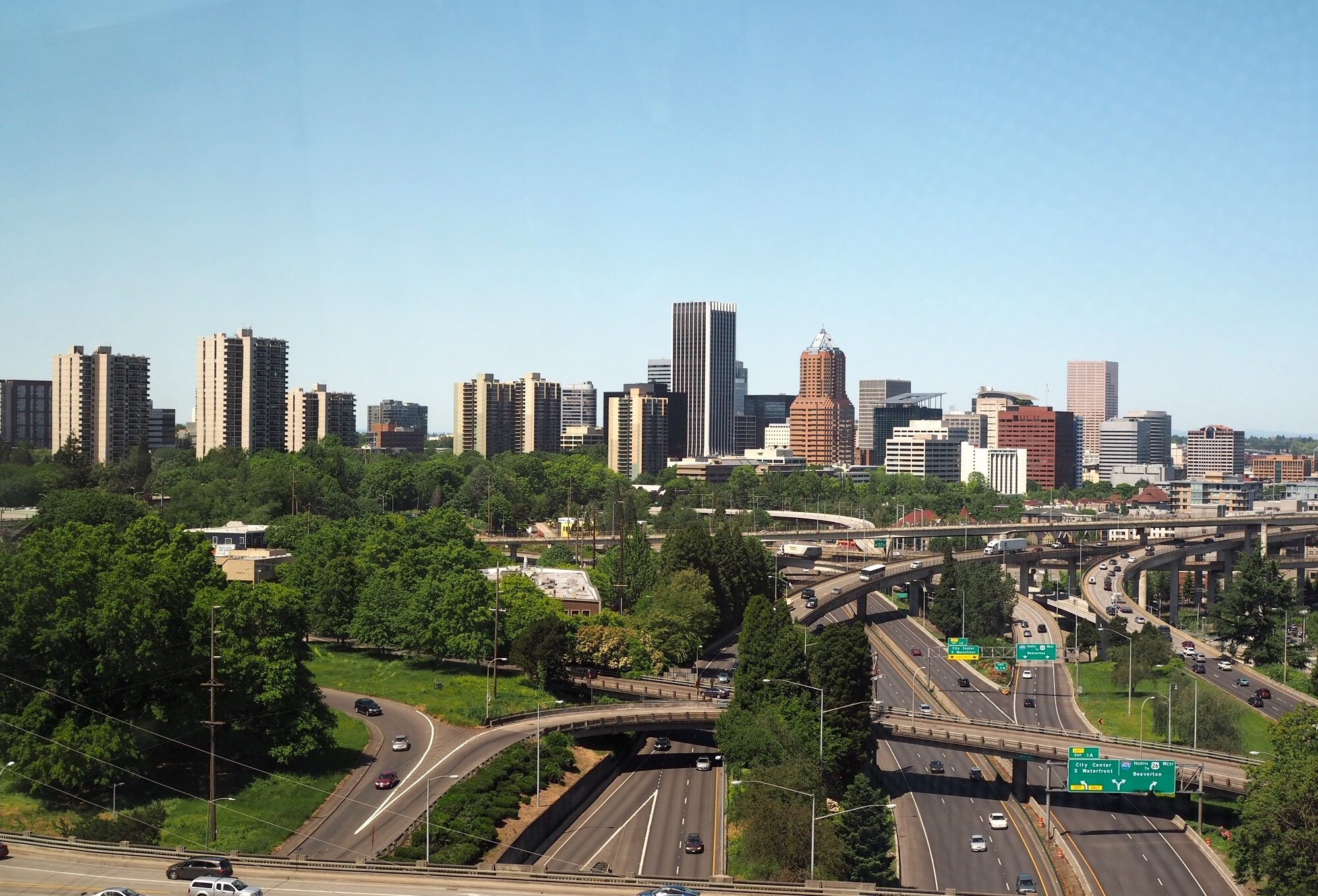 Portland Skyline, Travels, Things We Love, Portland Oregon, 2000x1360 HD Desktop