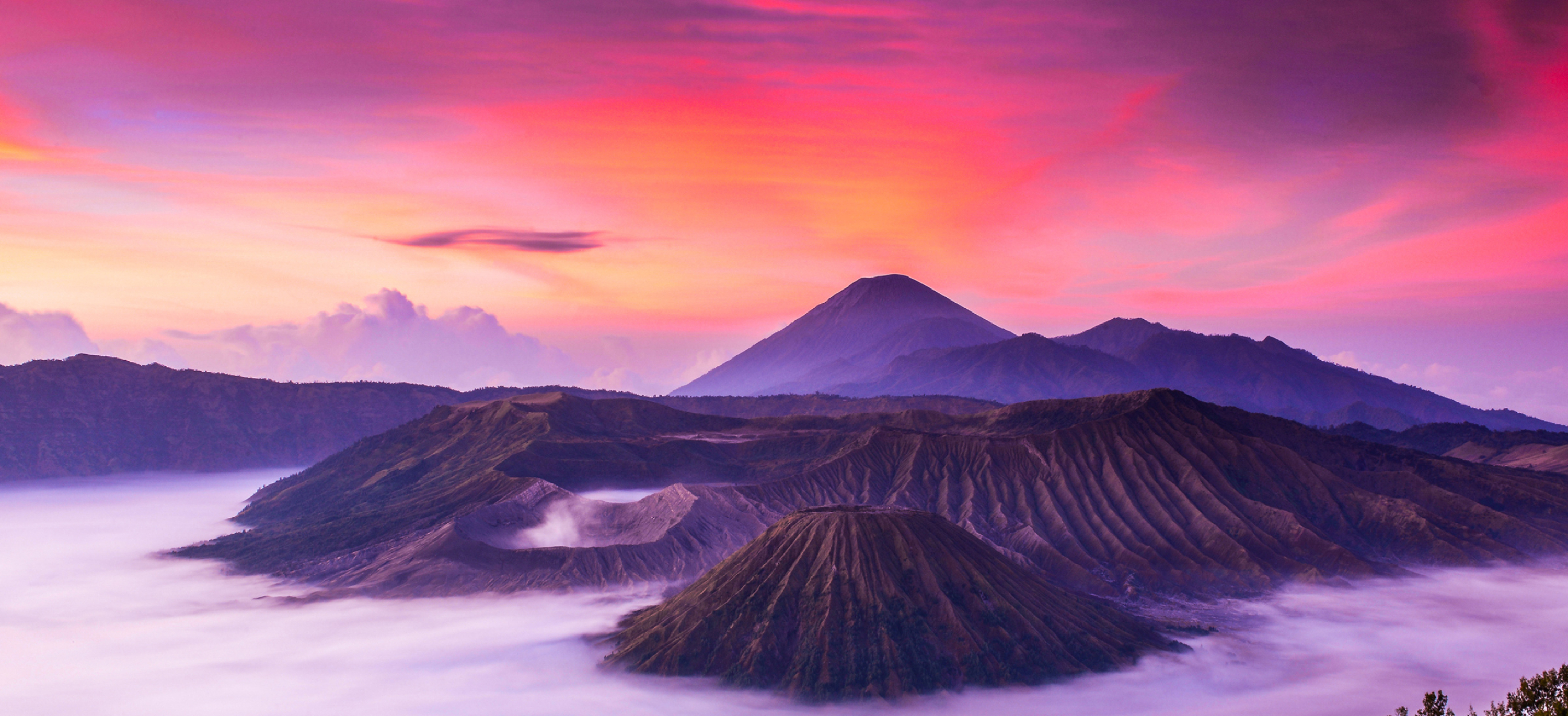 Mount Bromo, Reuben Teo, Photography, Design, 3000x1370 Dual Screen Desktop