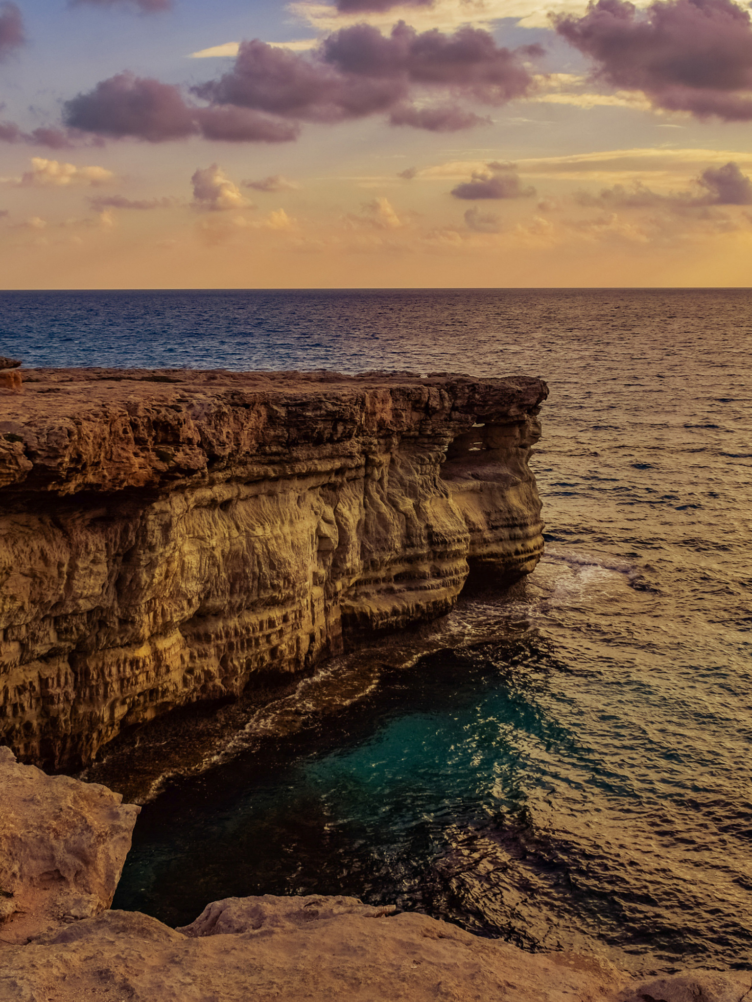 Cape Greco, Cyprus Wallpaper, 1540x2050 HD Phone