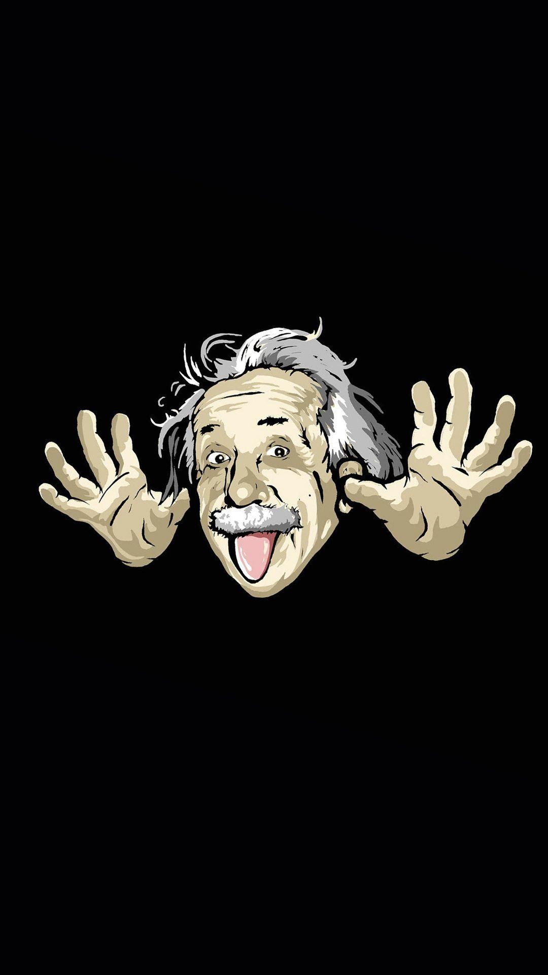 Einstein mobile wallpapers, Cool backgrounds, Scientific inspiration, Thought-provoking, 1080x1920 Full HD Phone