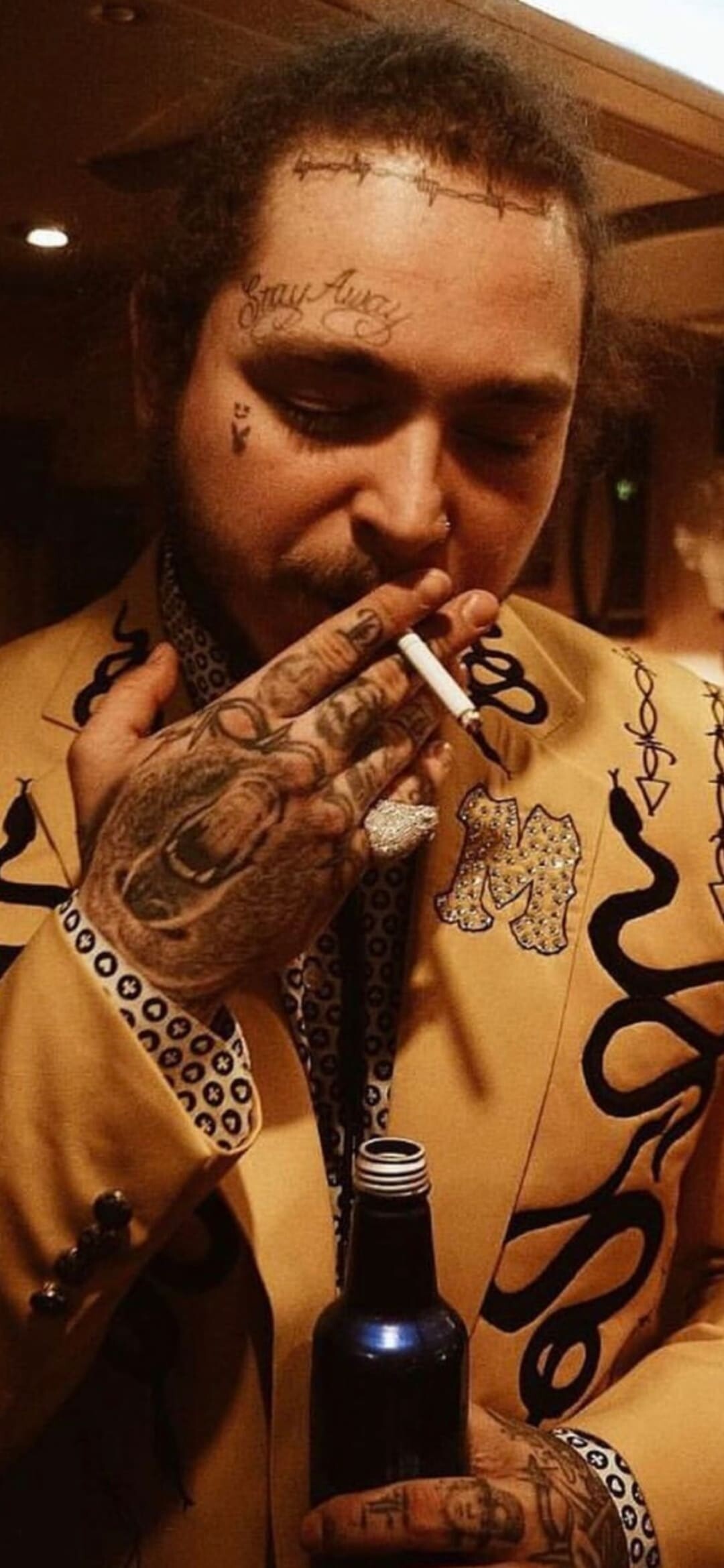 Post Malone, Top-tier wallpapers, Stunning backgrounds, Captivating visuals, 1080x2340 HD Phone