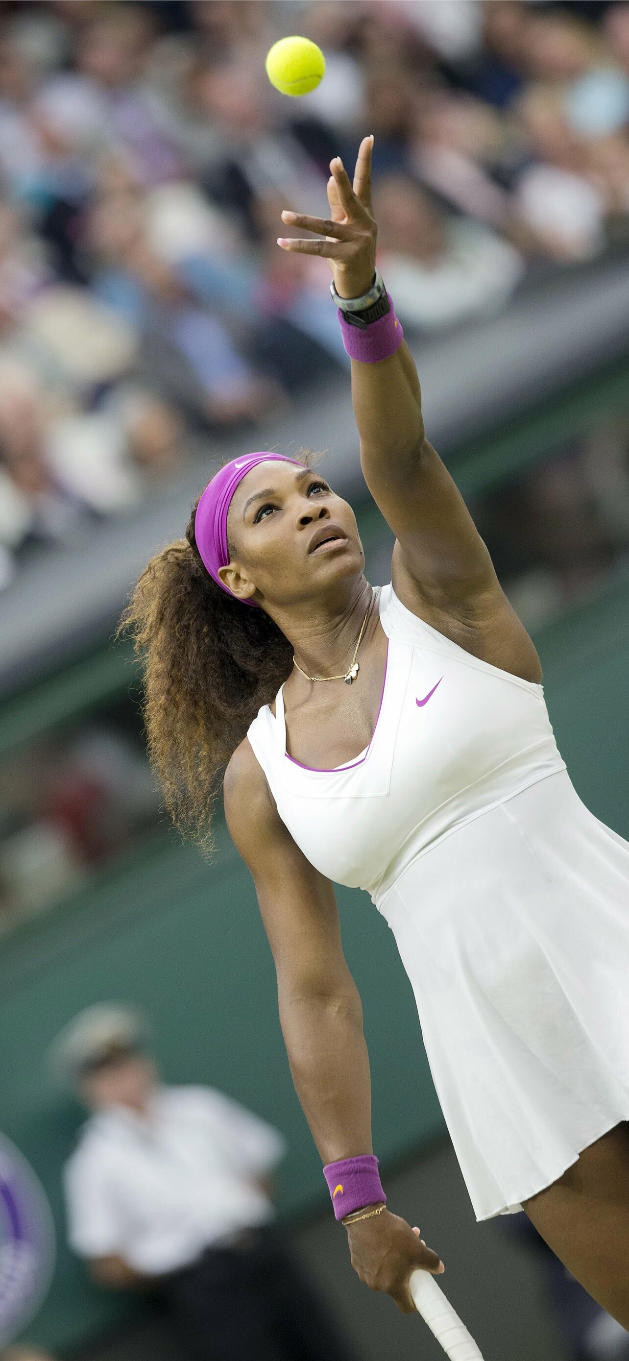 Wimbledon 2012, Serena Williams Wallpaper, 1290x2780 HD Phone