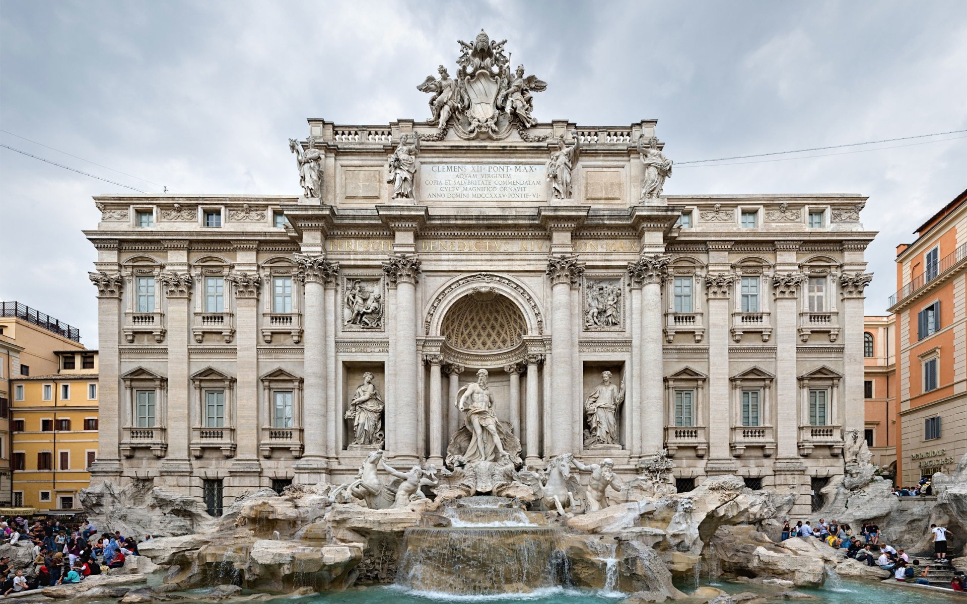 Trevi Fountain HD Wallpapers, Hintergrnde, Travels, 1920x1200 HD Desktop