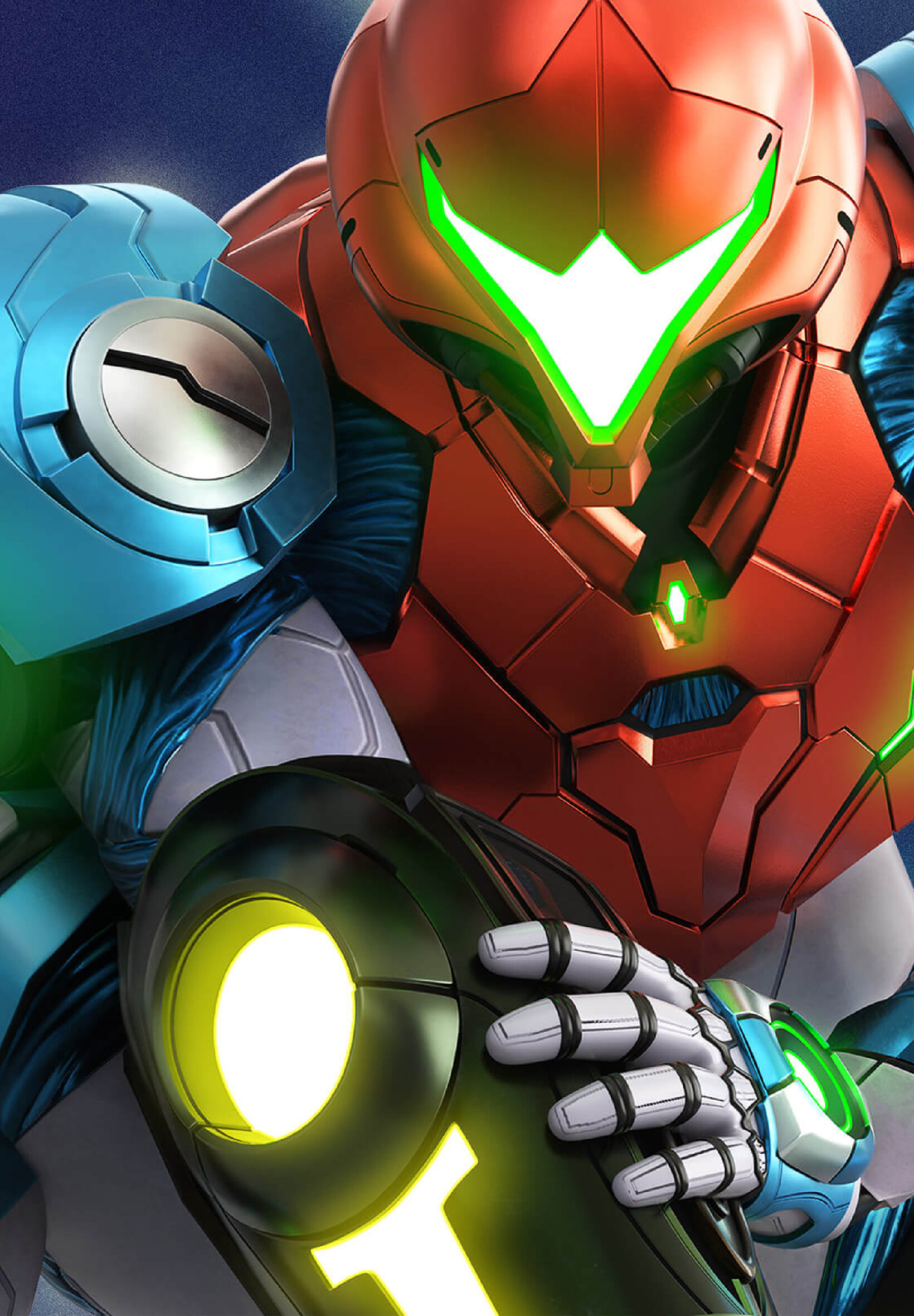 Metroid Dread, Samus Aran, Monocle cat, Gaming, 1640x2360 HD Phone