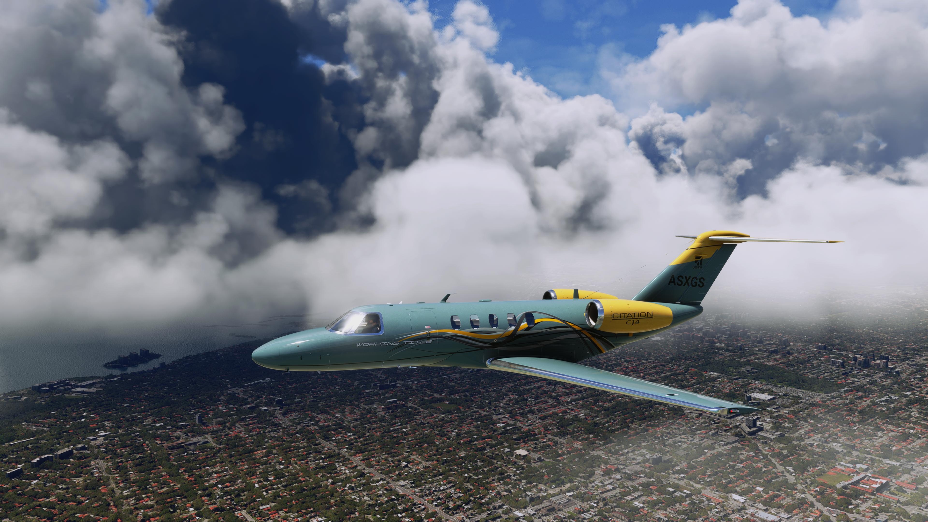 MSFS SU10 beta clouds - KEYW-KMCO Cessna Citation CJ4 - The AVSIM Screen Shots Forum - The AVSIM Community 3840x2160