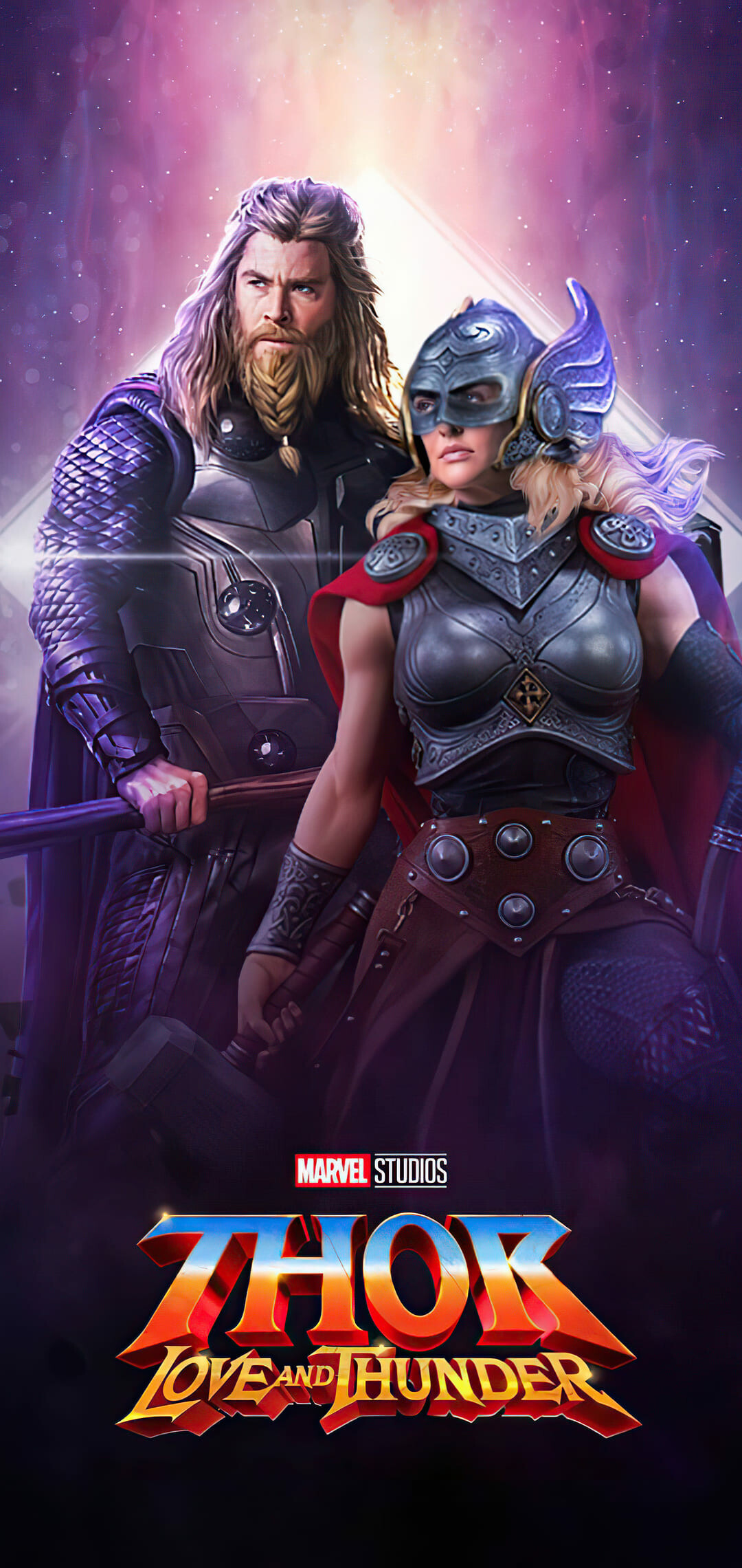 Thor: Love and Thunder, Best wallpapers, Download, Wallsprime, 1080x2280 HD Phone