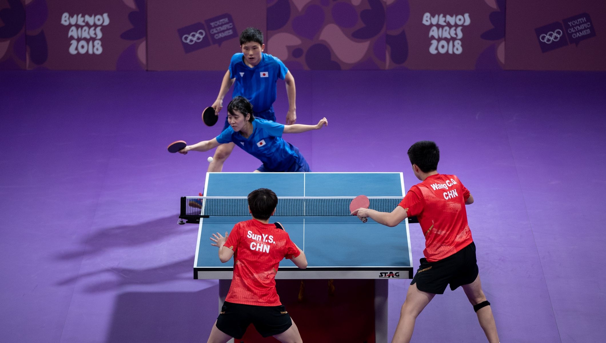 2018 Summer Youth Olympics, Table Tennis Wallpaper, 2120x1200 HD Desktop