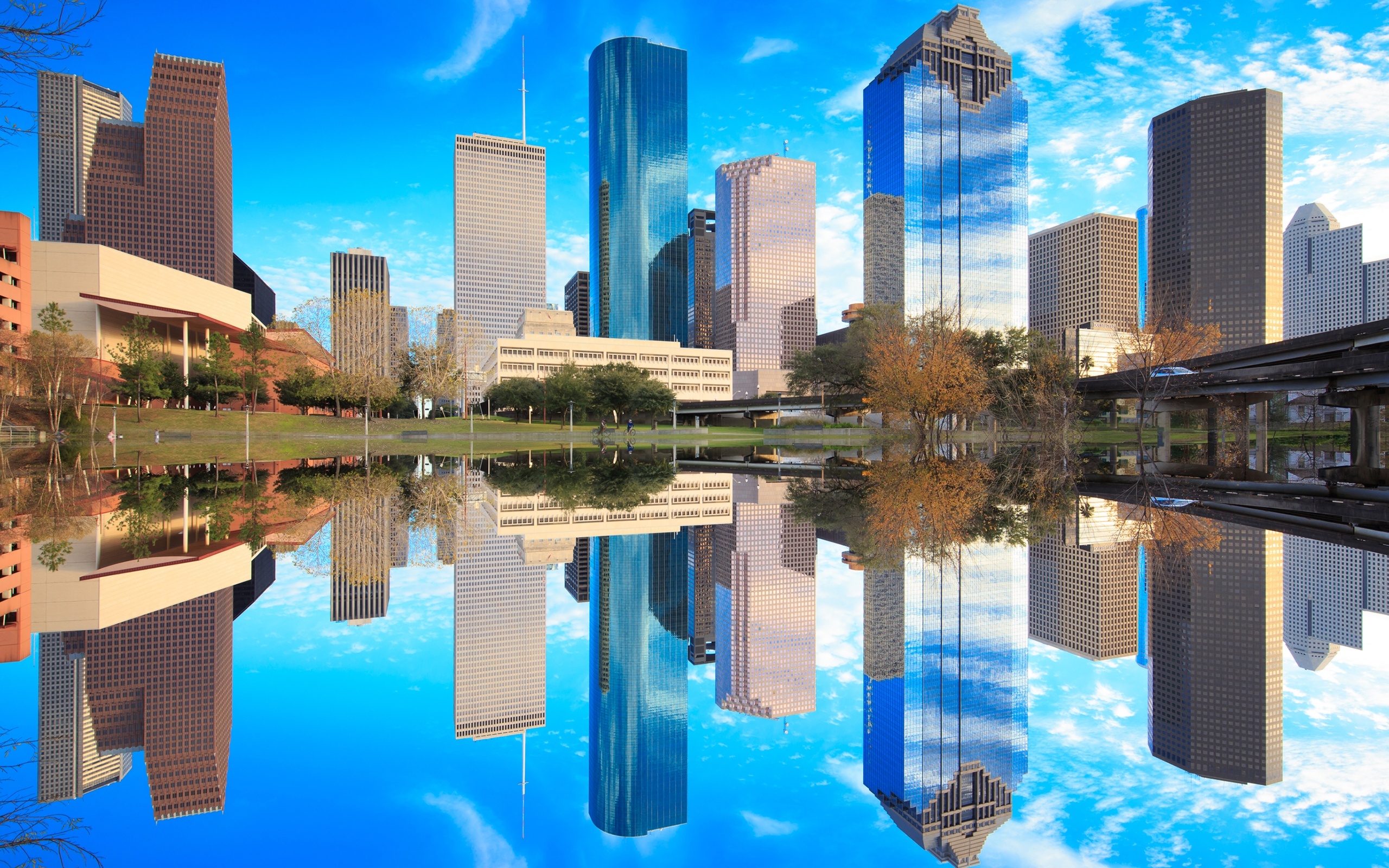 Skyline, Houston (Texas) Wallpaper, 2560x1600 HD Desktop