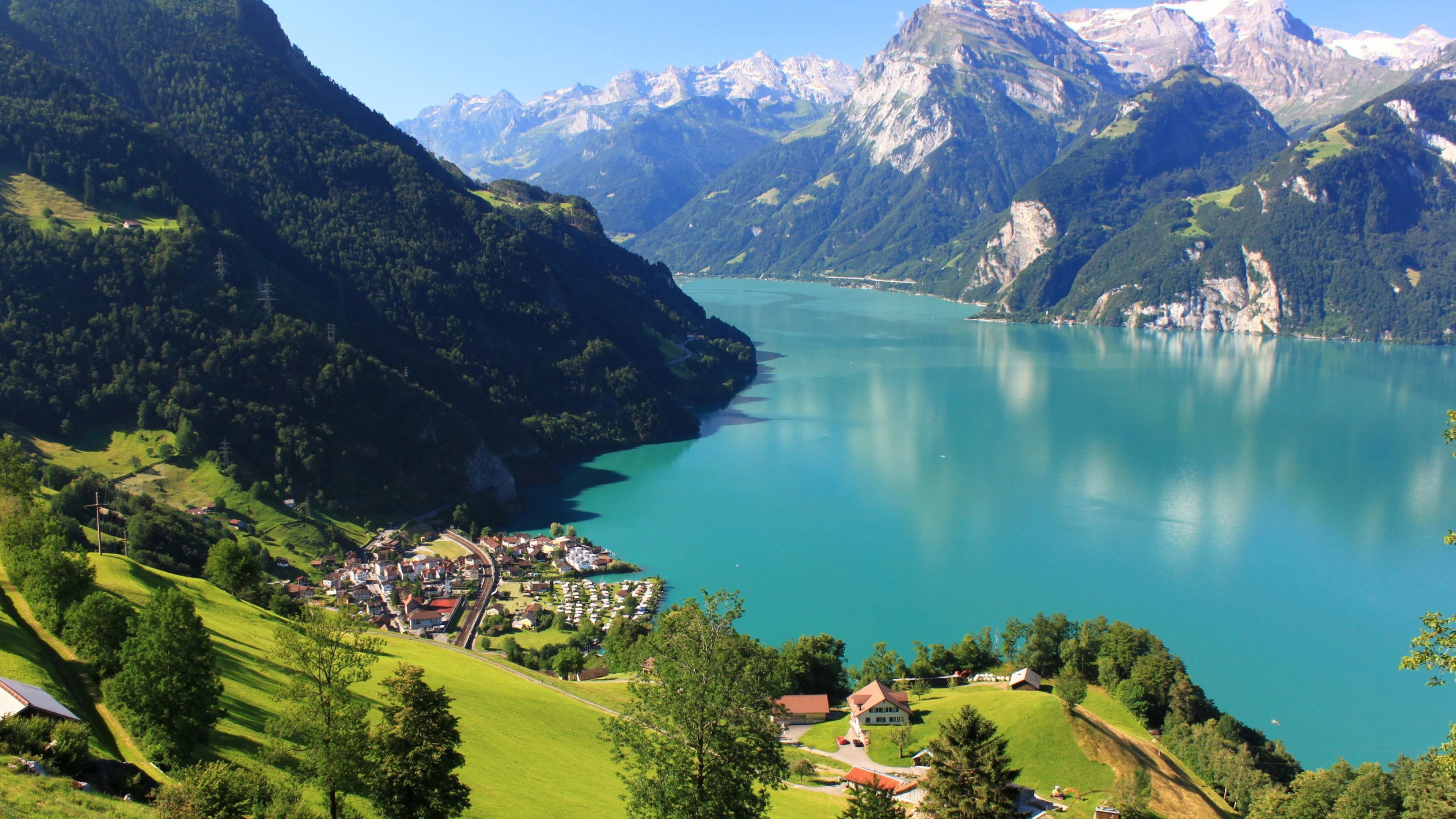 Lake Lucerne, Switzerland Wallpaper, 3840x2160 4K Desktop