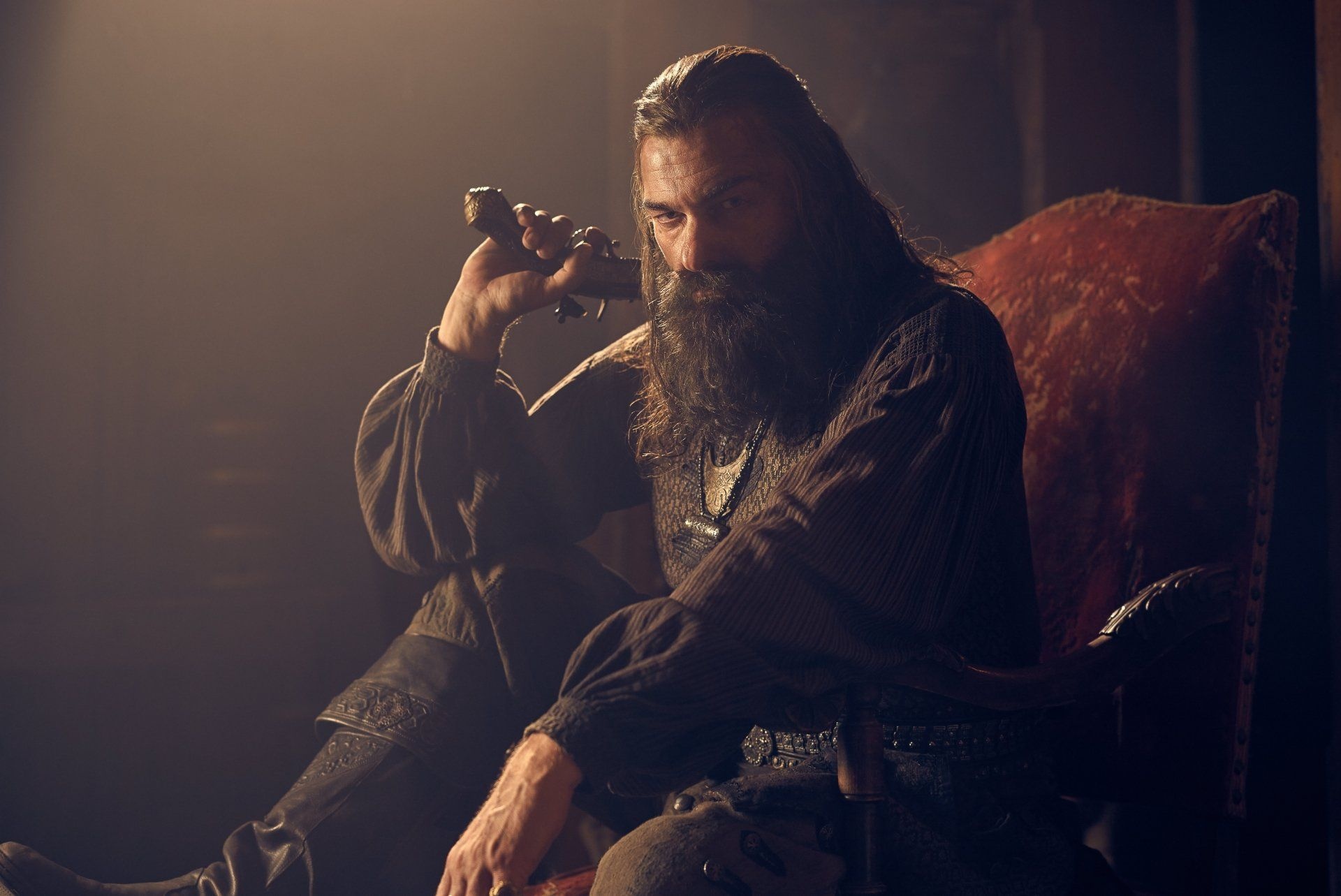 Black Sails, TV show, Ray Stevenson, Blackbeard, 1920x1290 HD Desktop